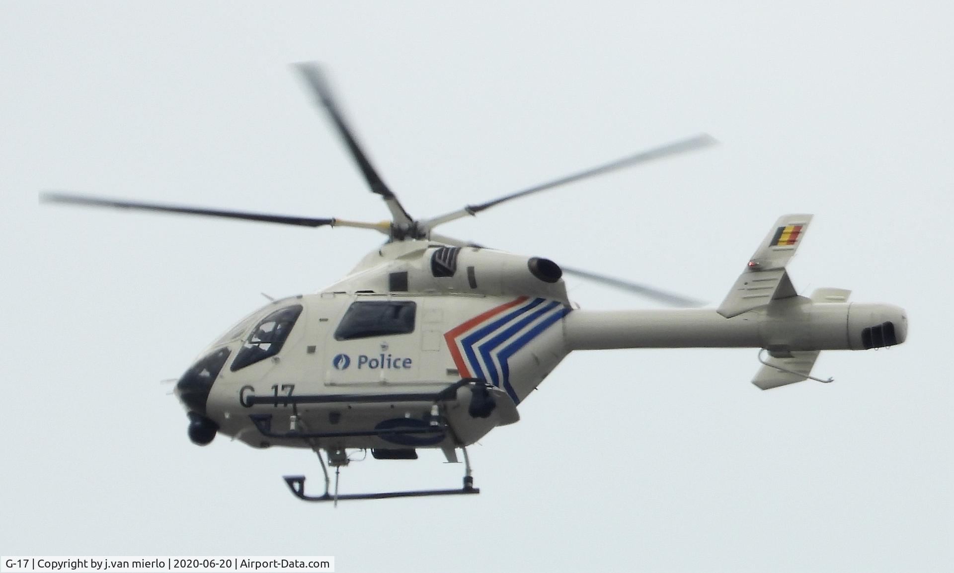 G-17, 2009 MD Helicopters MD-902 C/N 900-00137, Guardian angels /Federal Police over Ghent, Belgium
