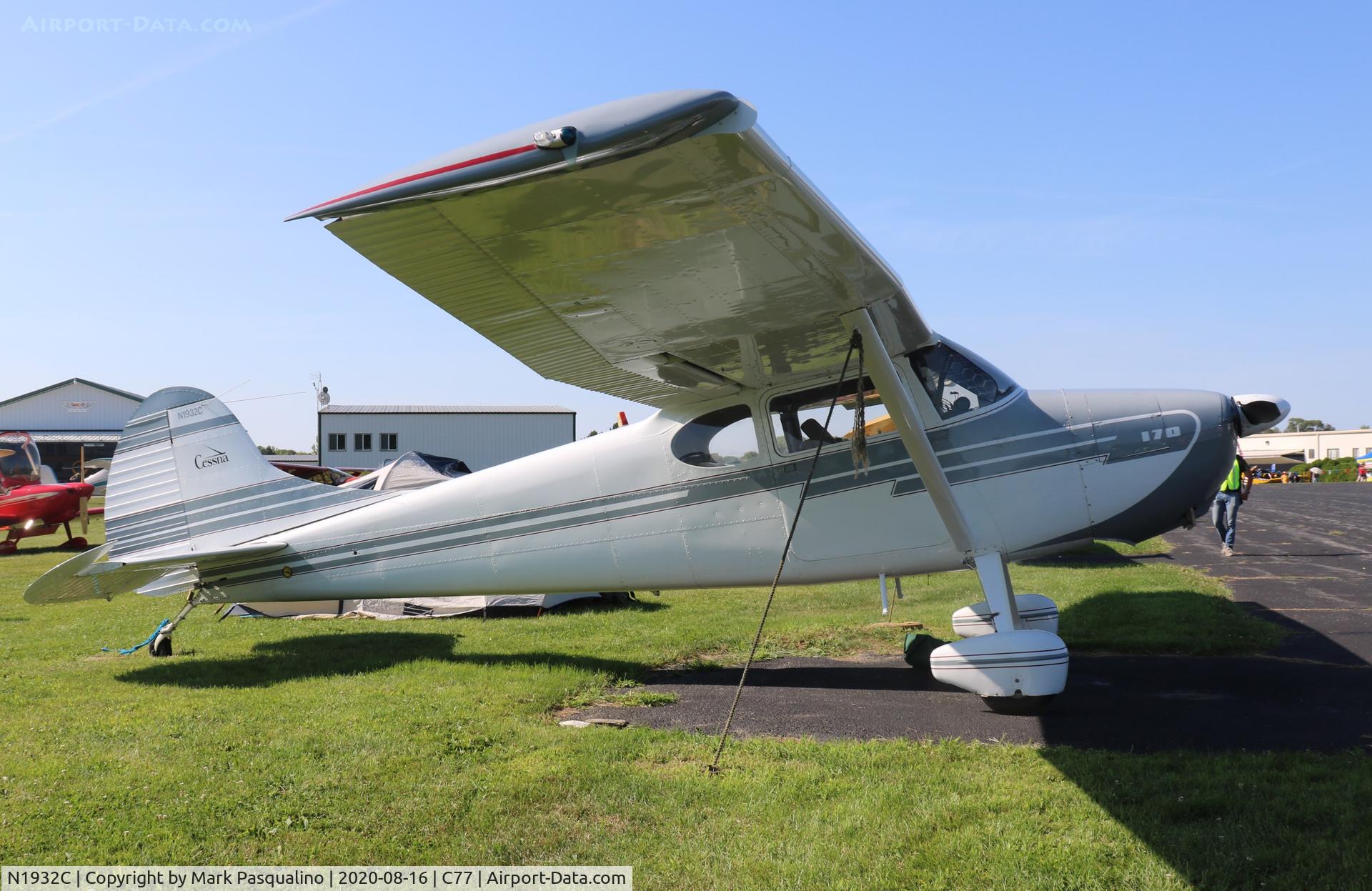N1932C, 1953 Cessna 170B C/N 26077, Cessna 170B