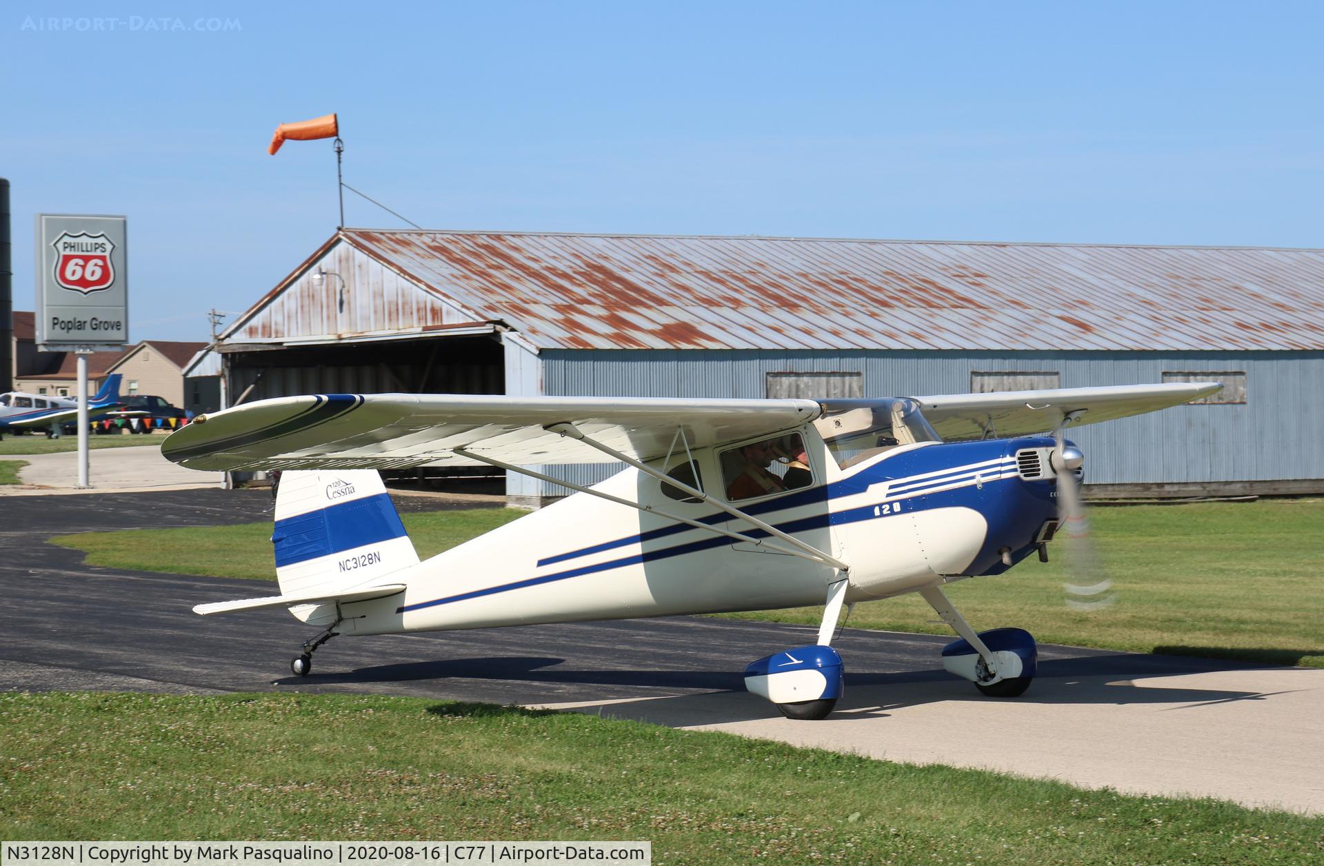 N3128N, 1947 Cessna 120 C/N 13386, Cessna 120
