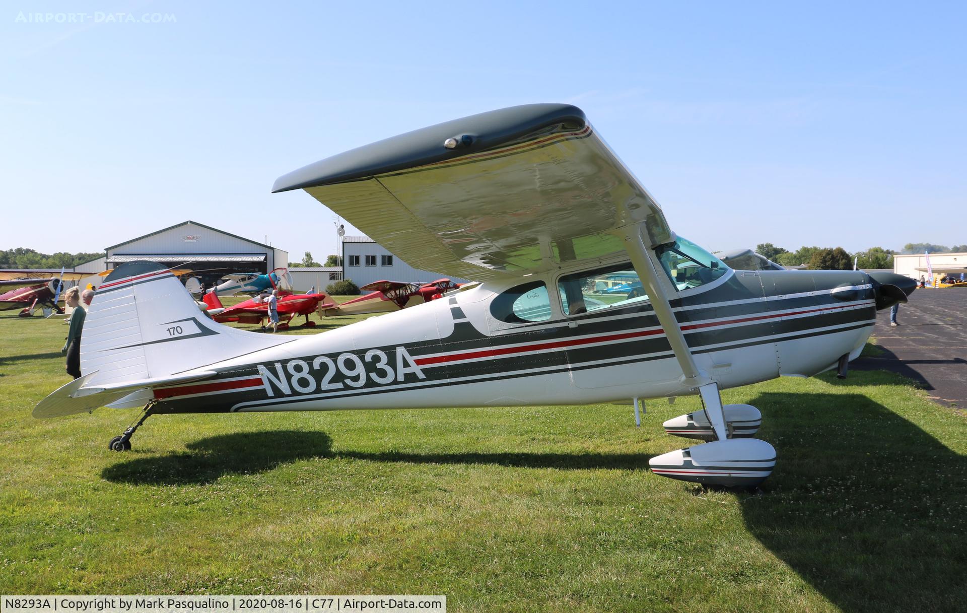 N8293A, 1952 Cessna 170B C/N 25145, Cessna 170B