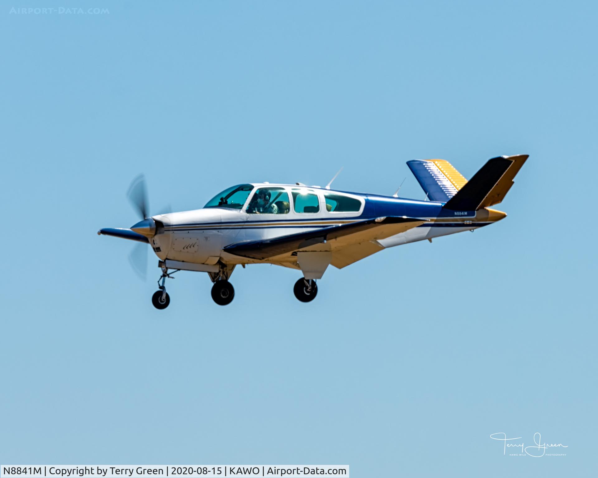 N8841M, 1964 Beech S35 Bonanza C/N D-7365, KAWO