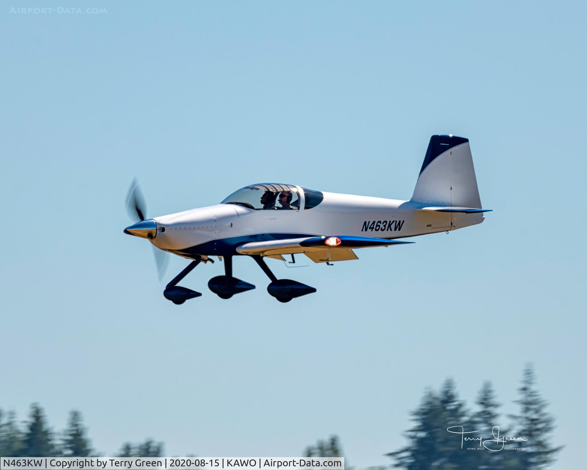 N463KW, Vans RV-7A C/N 74744, KAWO