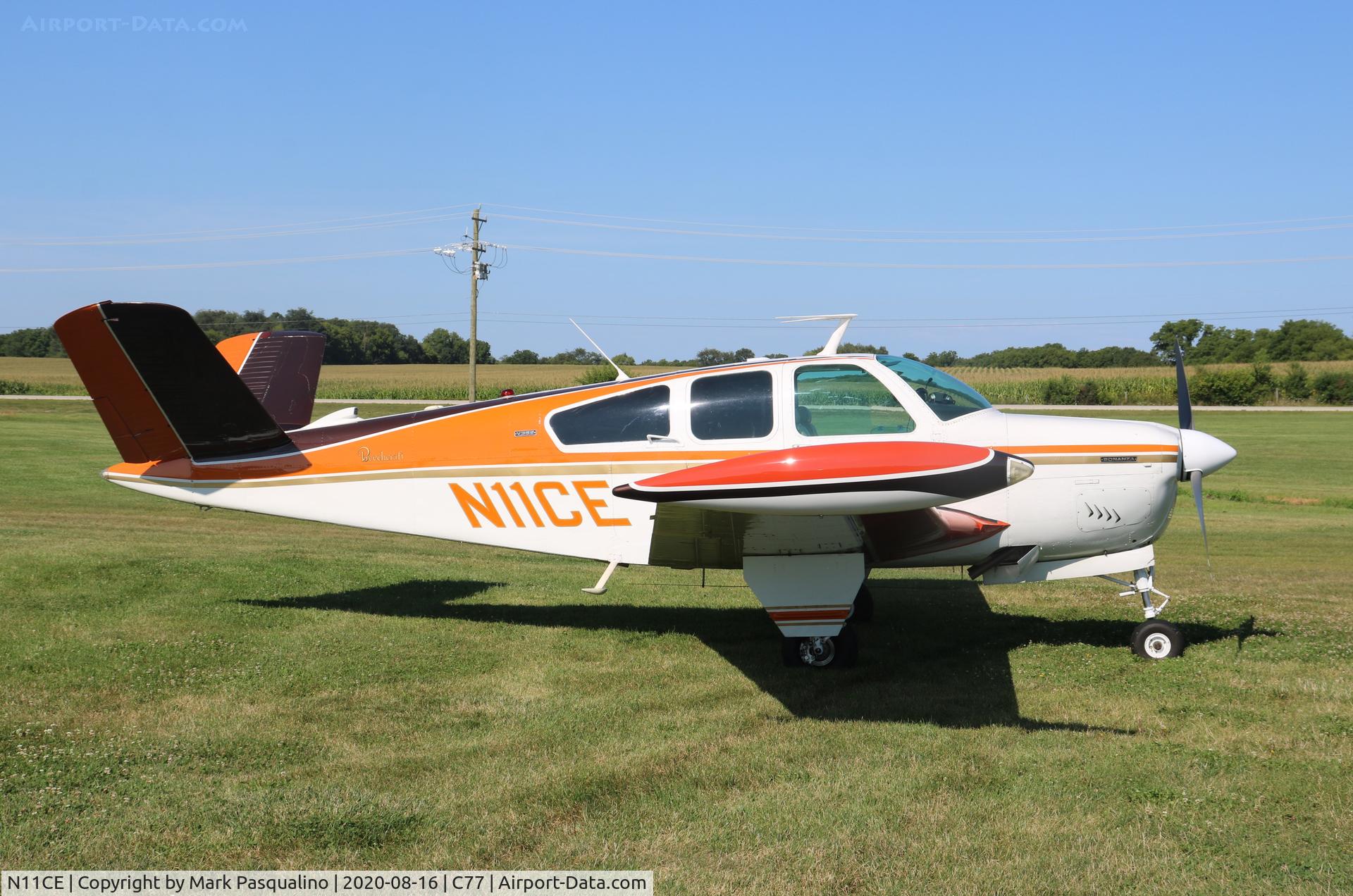 N11CE, 1956 Beech G35 Bonanza C/N D-4859, Beech G35