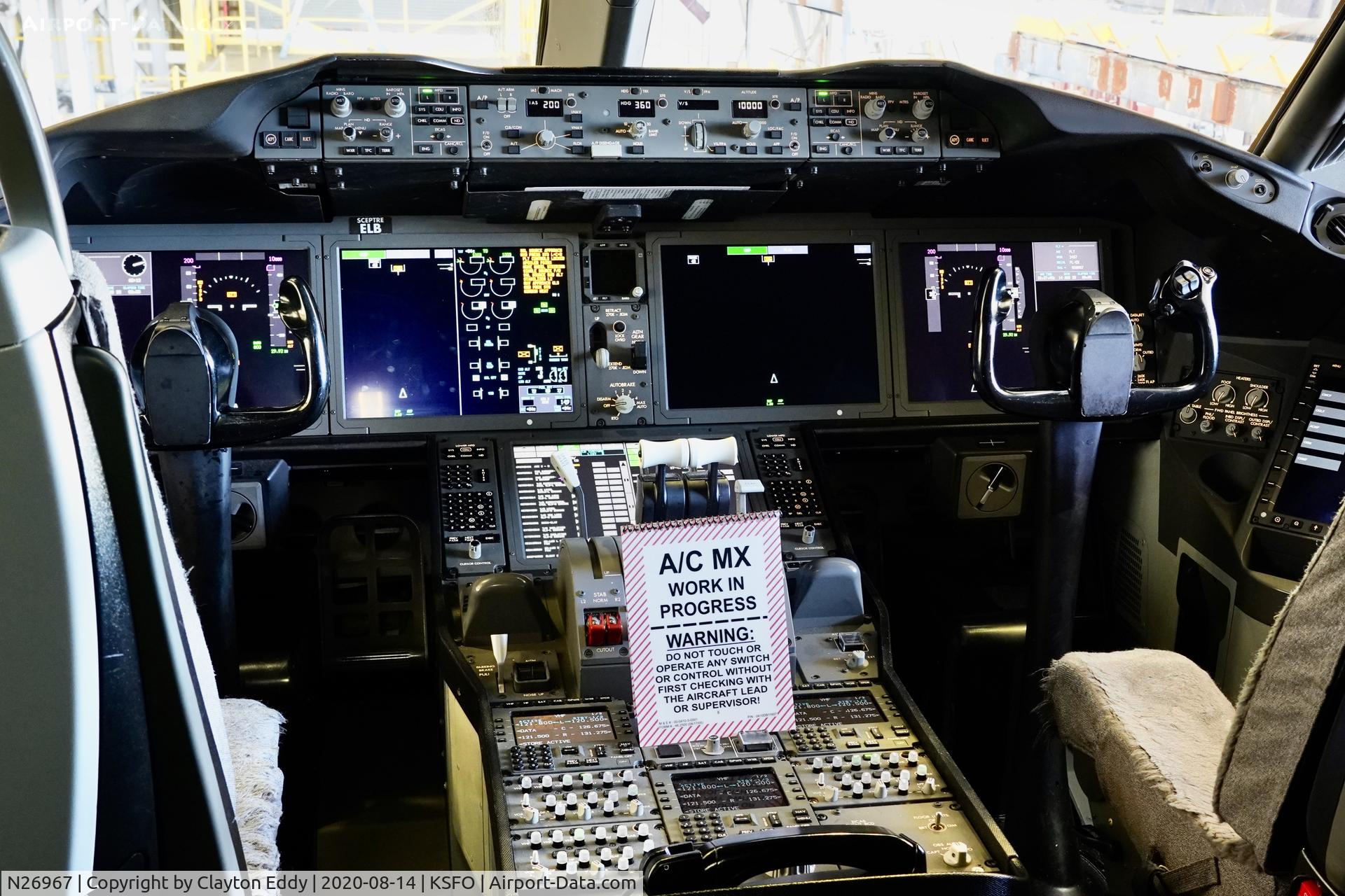 N26967, 2016 Boeing 787-9 Dreamliner Dreamliner C/N 60144, SFO 2020.