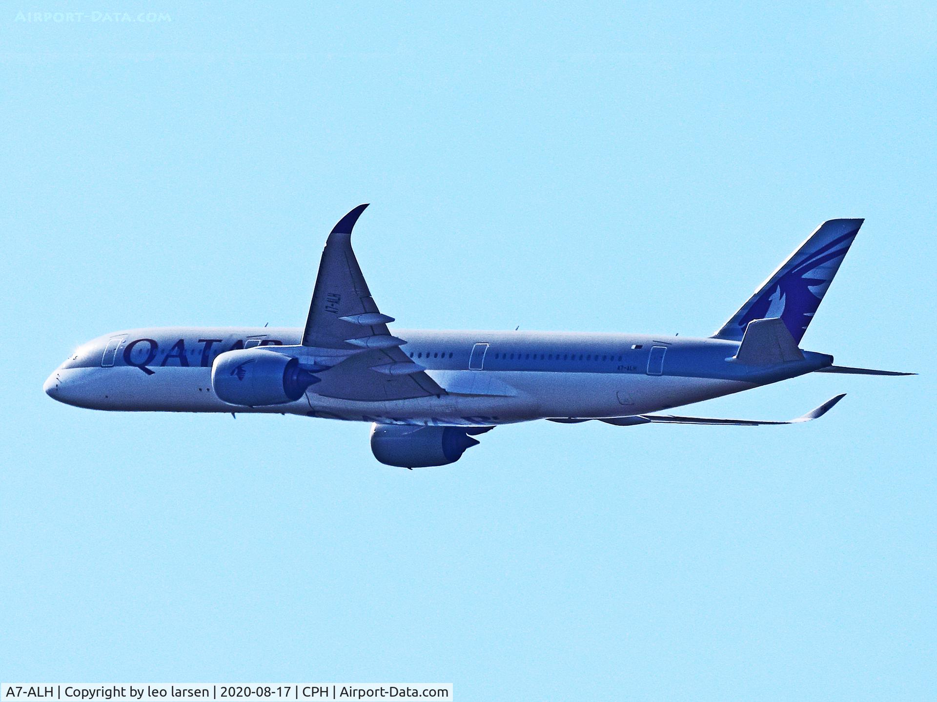 A7-ALH, 2015 Airbus A350-941 C/N 012, Copenhagen 17.8.2020