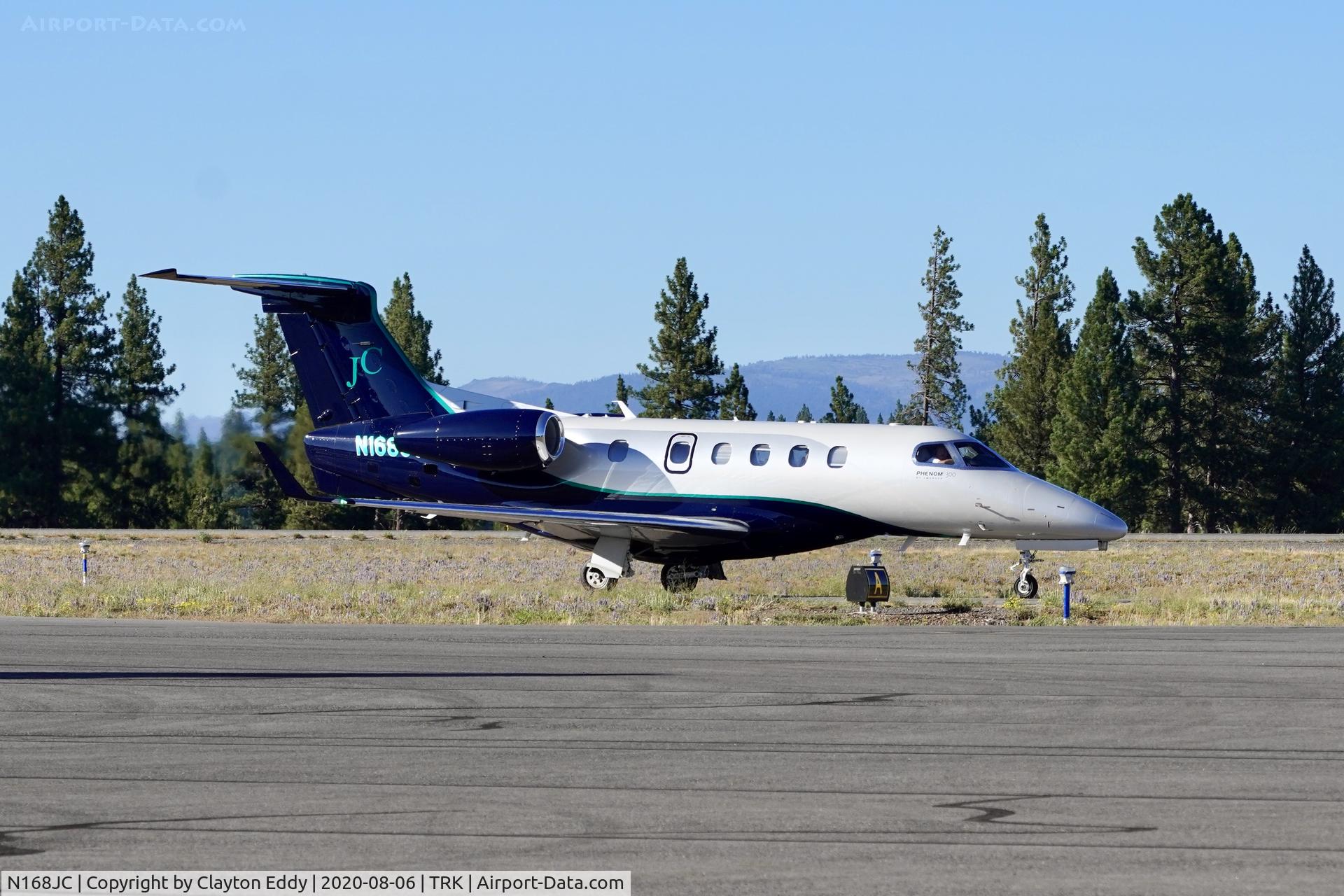 N168JC, 2015 Embraer EMB-505 Phenom 300 C/N 50500334, Truckee airport California 2020.