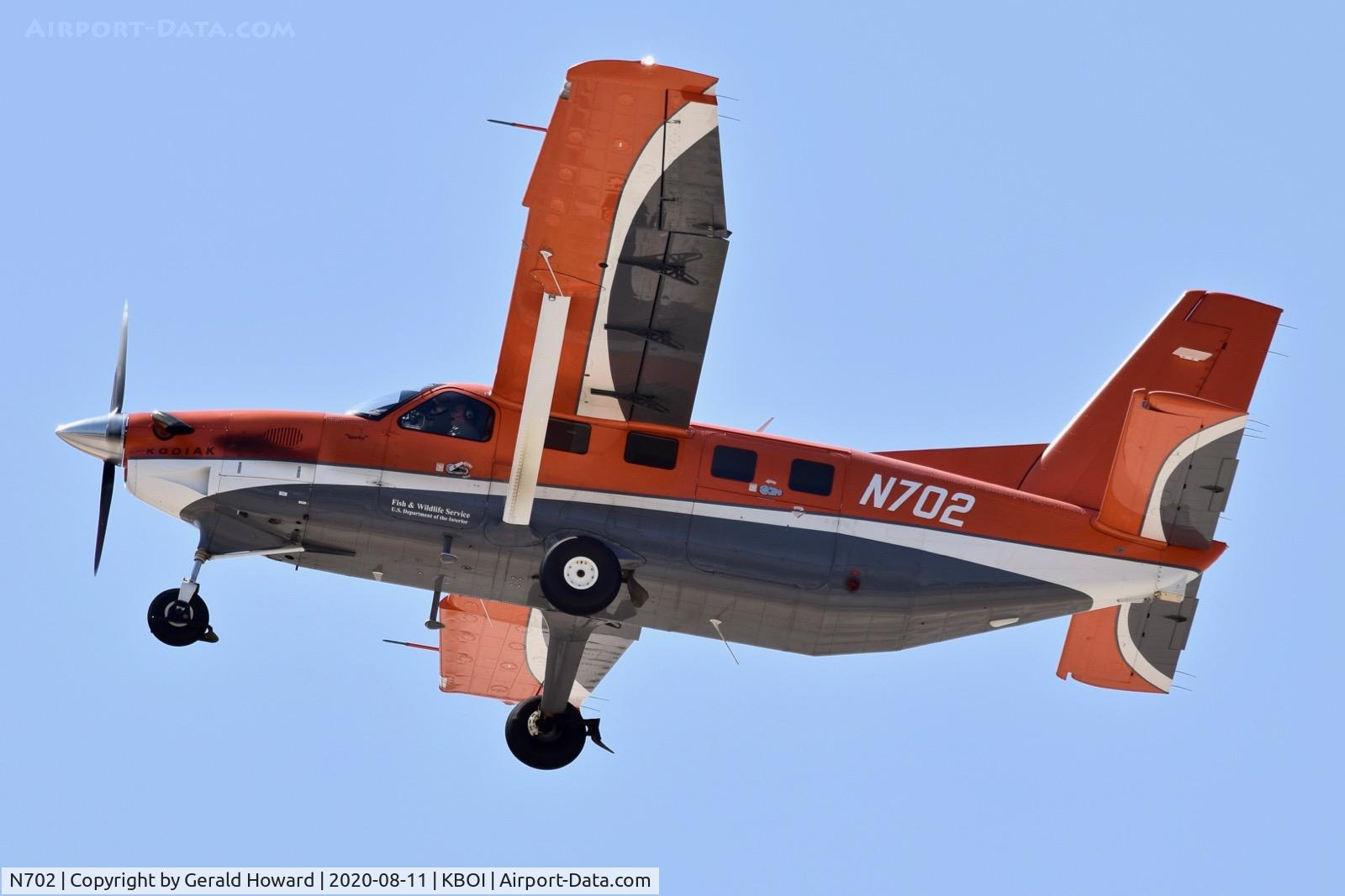 N702, 2010 Quest Kodiak 100 C/N 100-0035, Departing BOI.