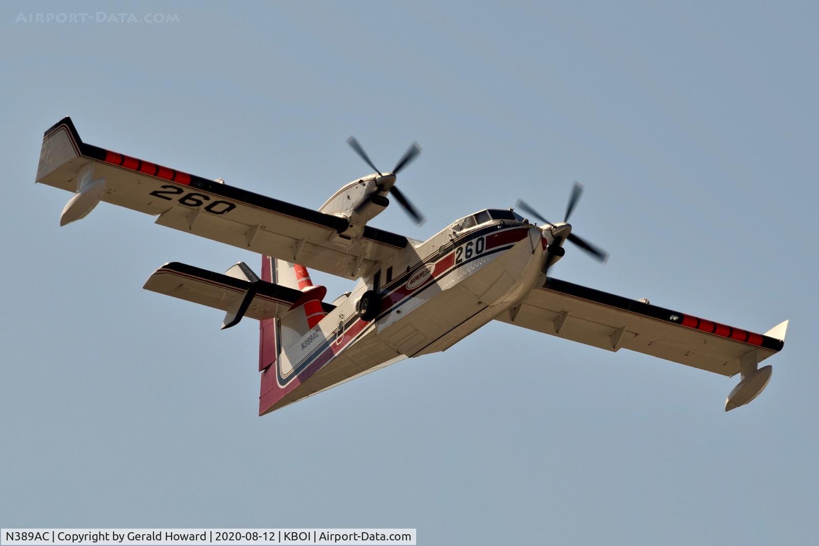 N389AC, 2013 Bombardier CL-415 (CL-215-6B11) C/N 2089, Take off from 28R.