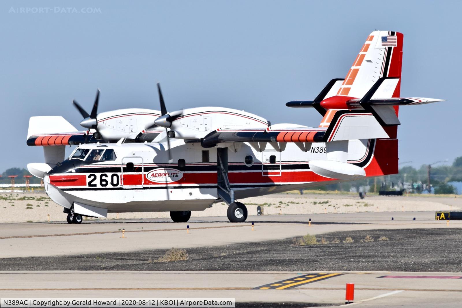N389AC, 2013 Bombardier CL-415 (CL-215-6B11) C/N 2089, Taxiing on Alpha.