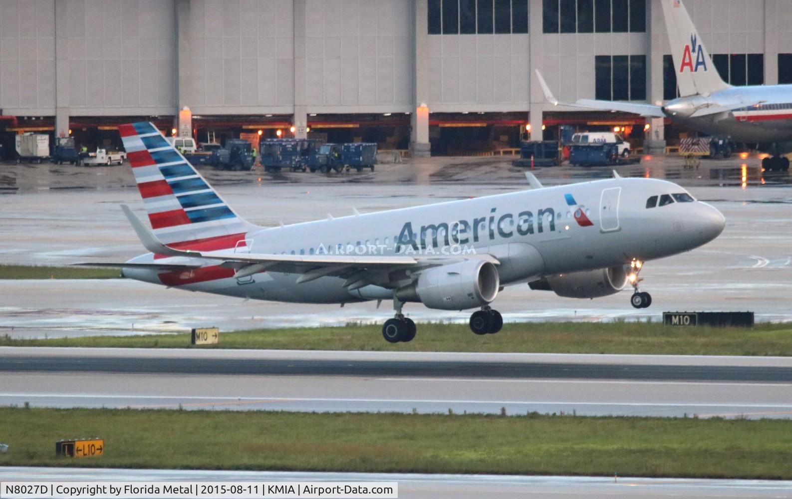 N8027D, 2015 Airbus A319-115 C/N 6437, AAL A319
