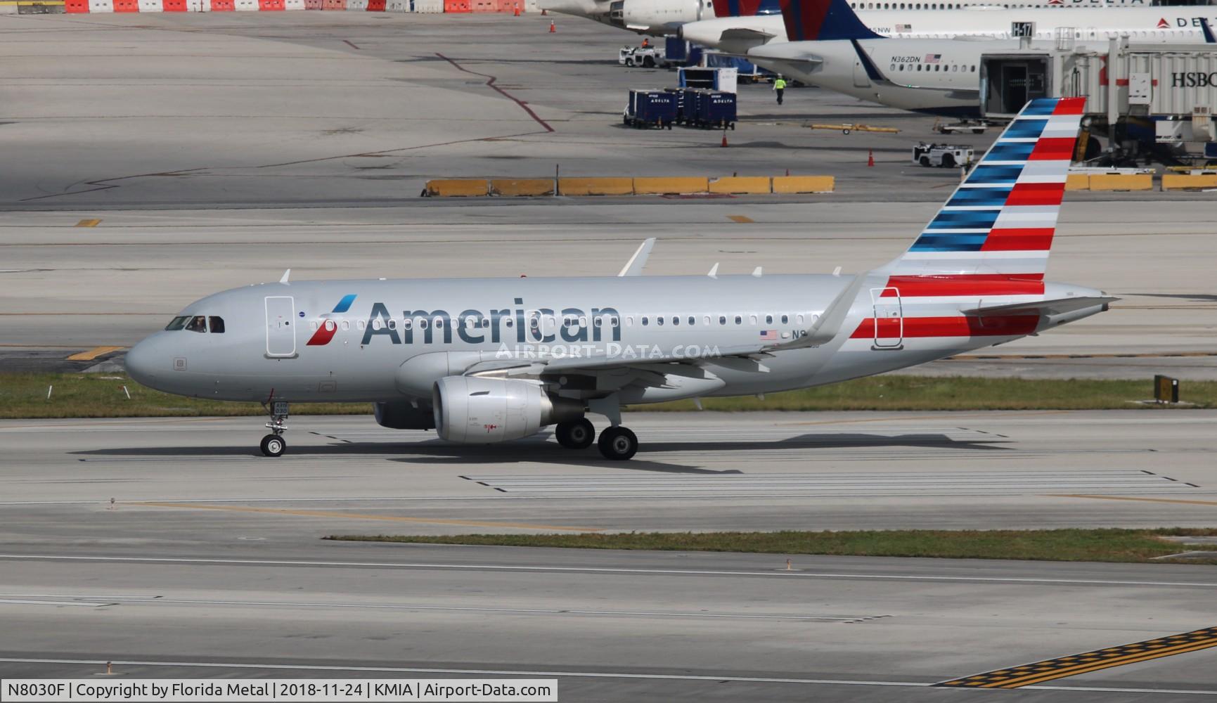 N8030F, 2015 Airbus A319-115 C/N 6552, AAL A319