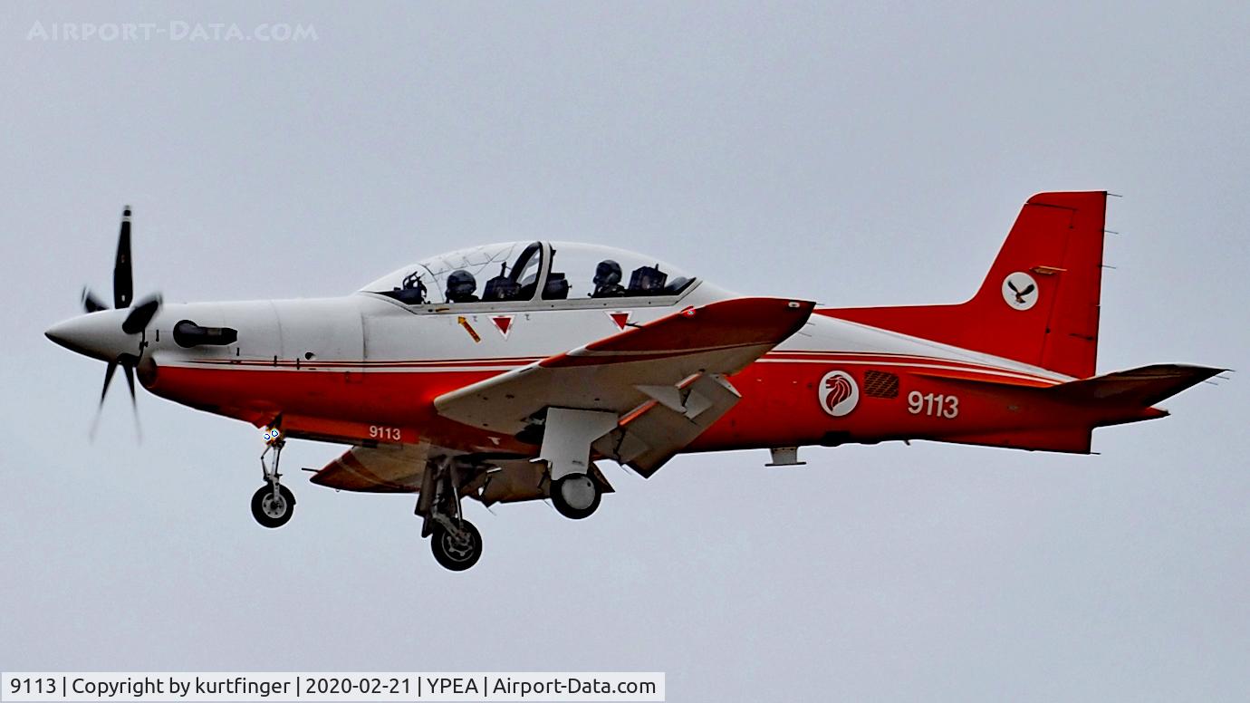 9113, Pilatus PC-21 C/N 121, Pilatus PC-21 cn 121 Singapore Air Force 9113, 130 Eagle sqn YPEA 21022020