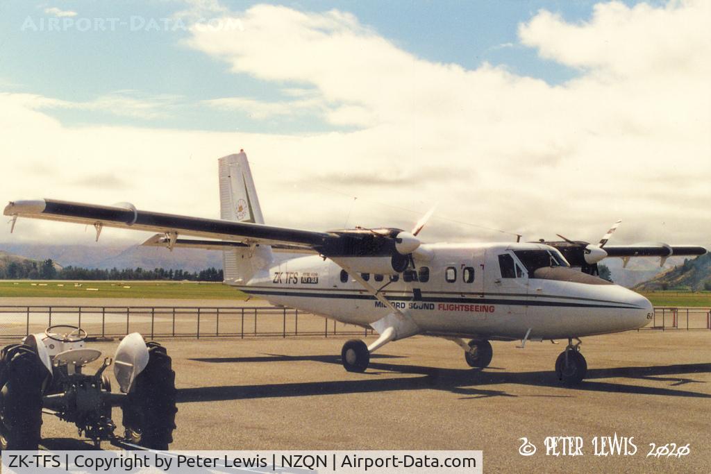 ZK-TFS, 1978 De Havilland Canada DHC-6-300 Twin Otter C/N 573, The Mount Cook Group, Christchurch - 1998