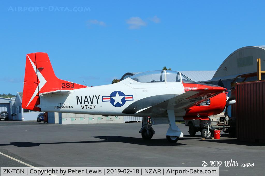 ZK-TGN, 1954 North American T-28B Trojan C/N 200-289, Brian D Hall, Christchurch