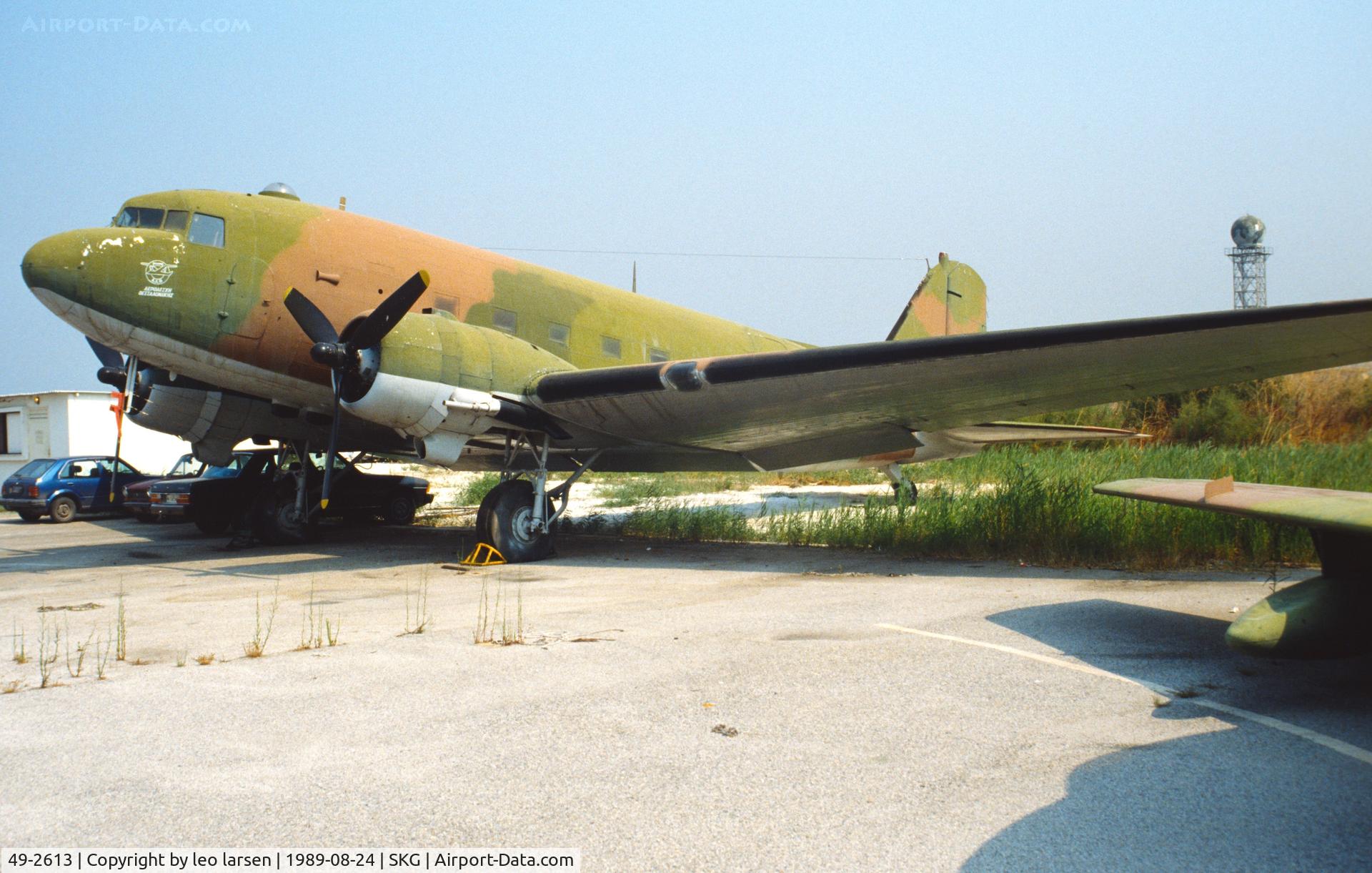 49-2613, Douglas C-47B C/N nil, Thessaloniki 24.8.1989