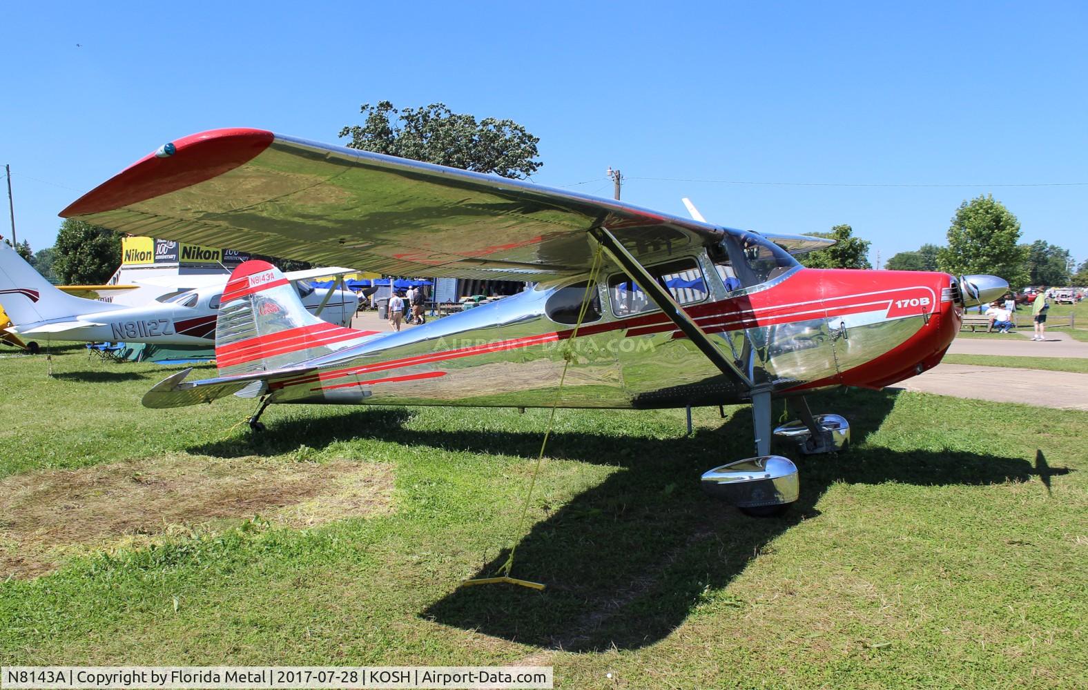 N8143A, 1952 Cessna 170B C/N 20995, Cessna 170B