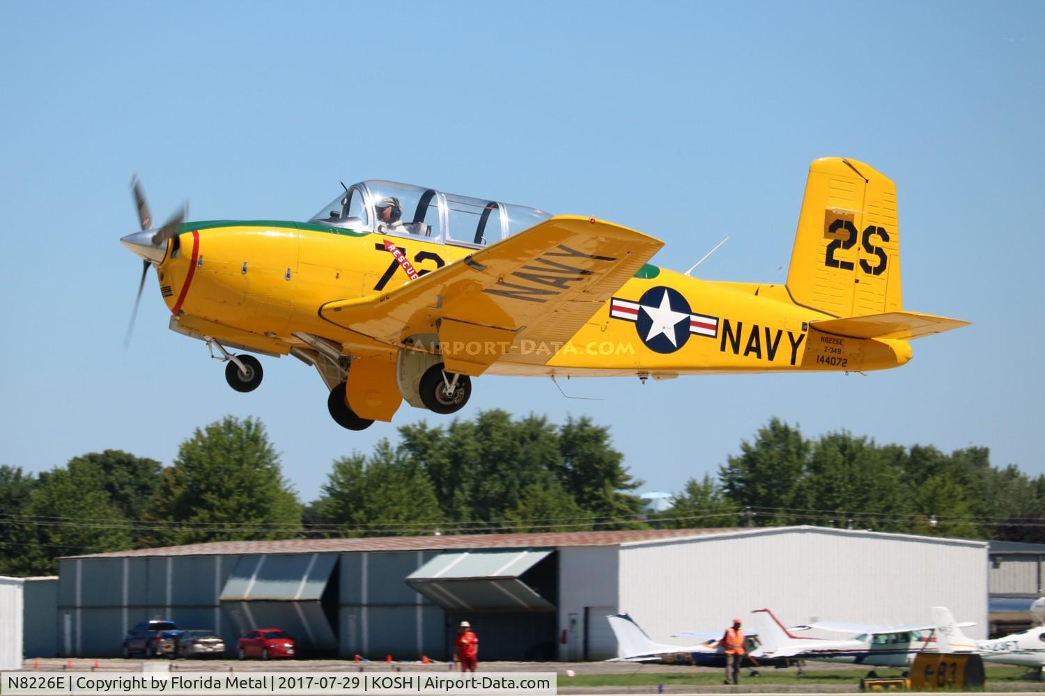 N8226E, 1957 Beech D-45 Mentor C/N BG-379, Beech T-34