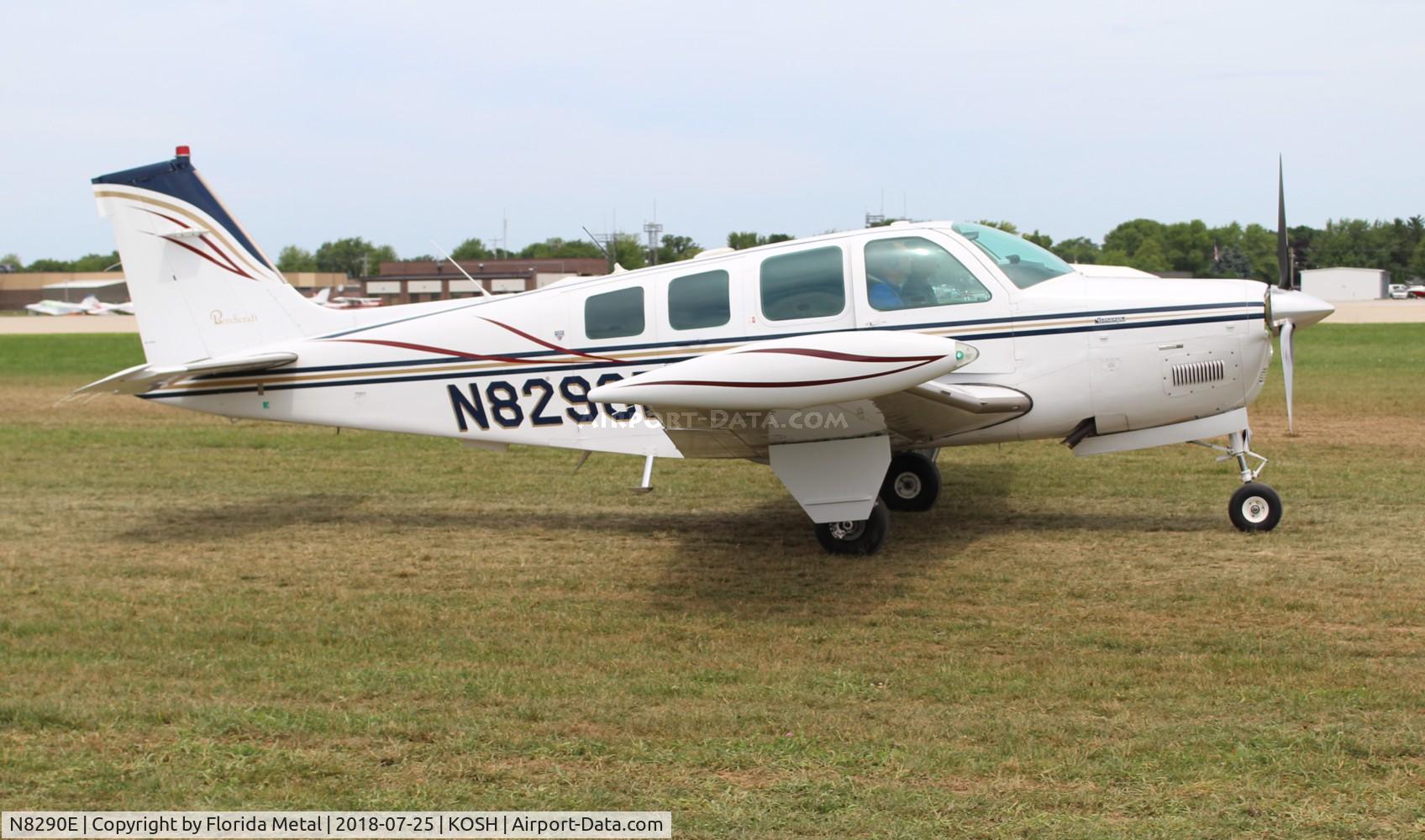 N8290E, 1993 Beech A36 Bonanza 36 C/N E-2805, Bonanza 36