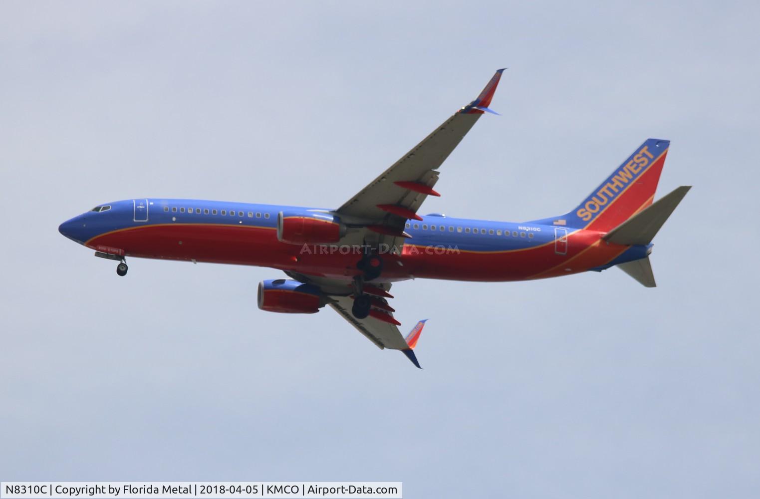 N8310C, 2012 Boeing 737-8H4 C/N 38807, SWA 737-800