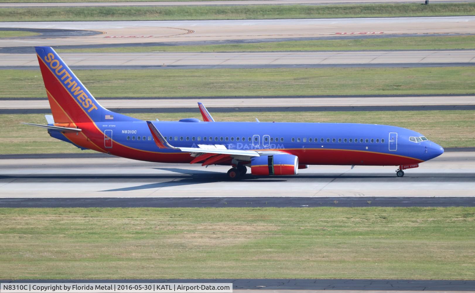 N8310C, 2012 Boeing 737-8H4 C/N 38807, SWA 737-800