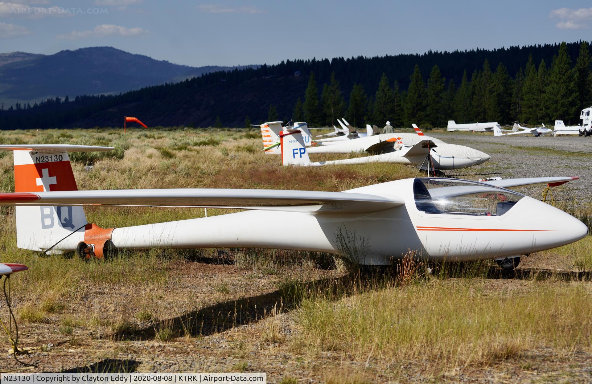 N23130, 2020 Schleicher ASK 23B C/N 23130, Truckee airport California 2020.