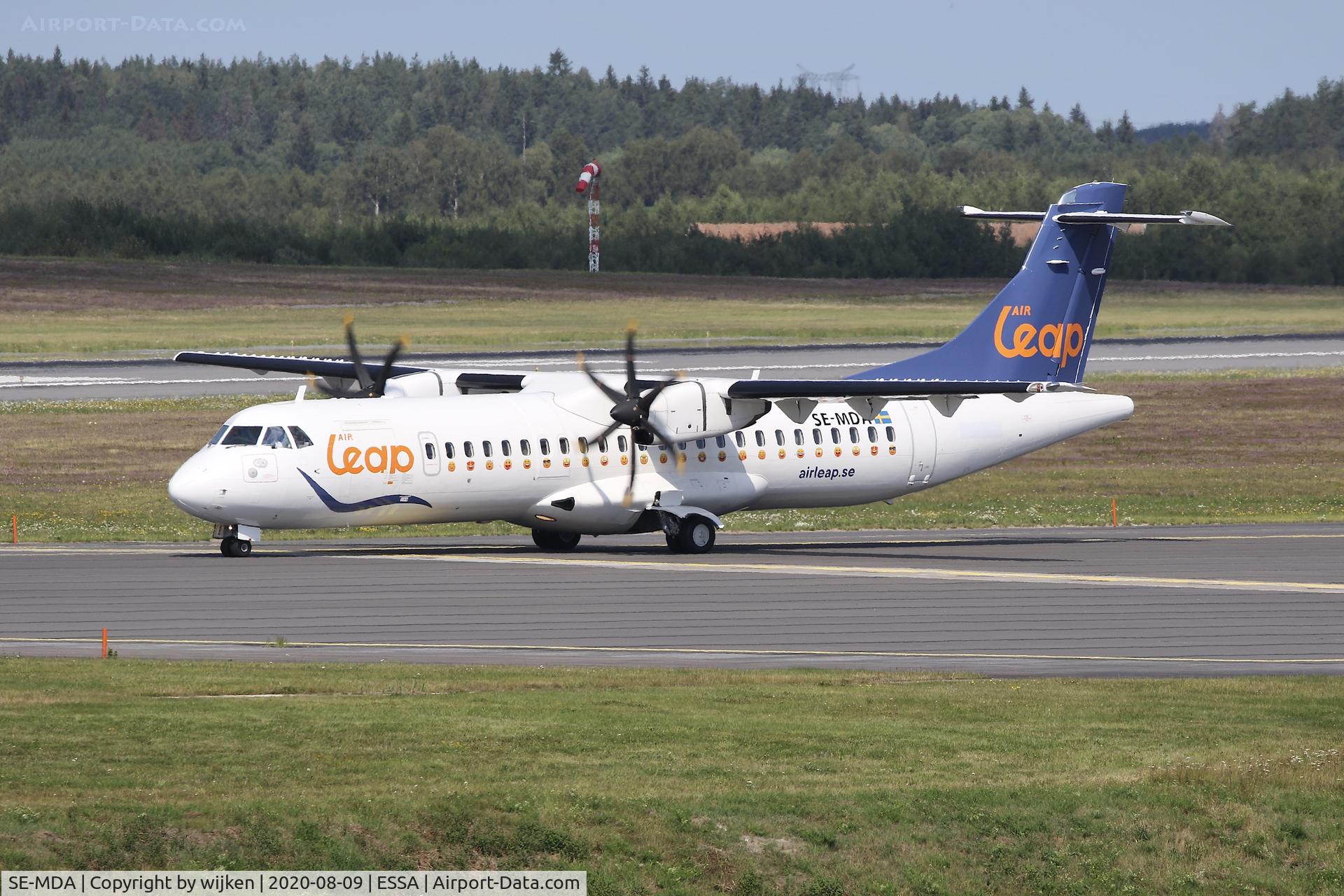 SE-MDA, 2008 ATR 72-212A C/N 778, RWY 01L
