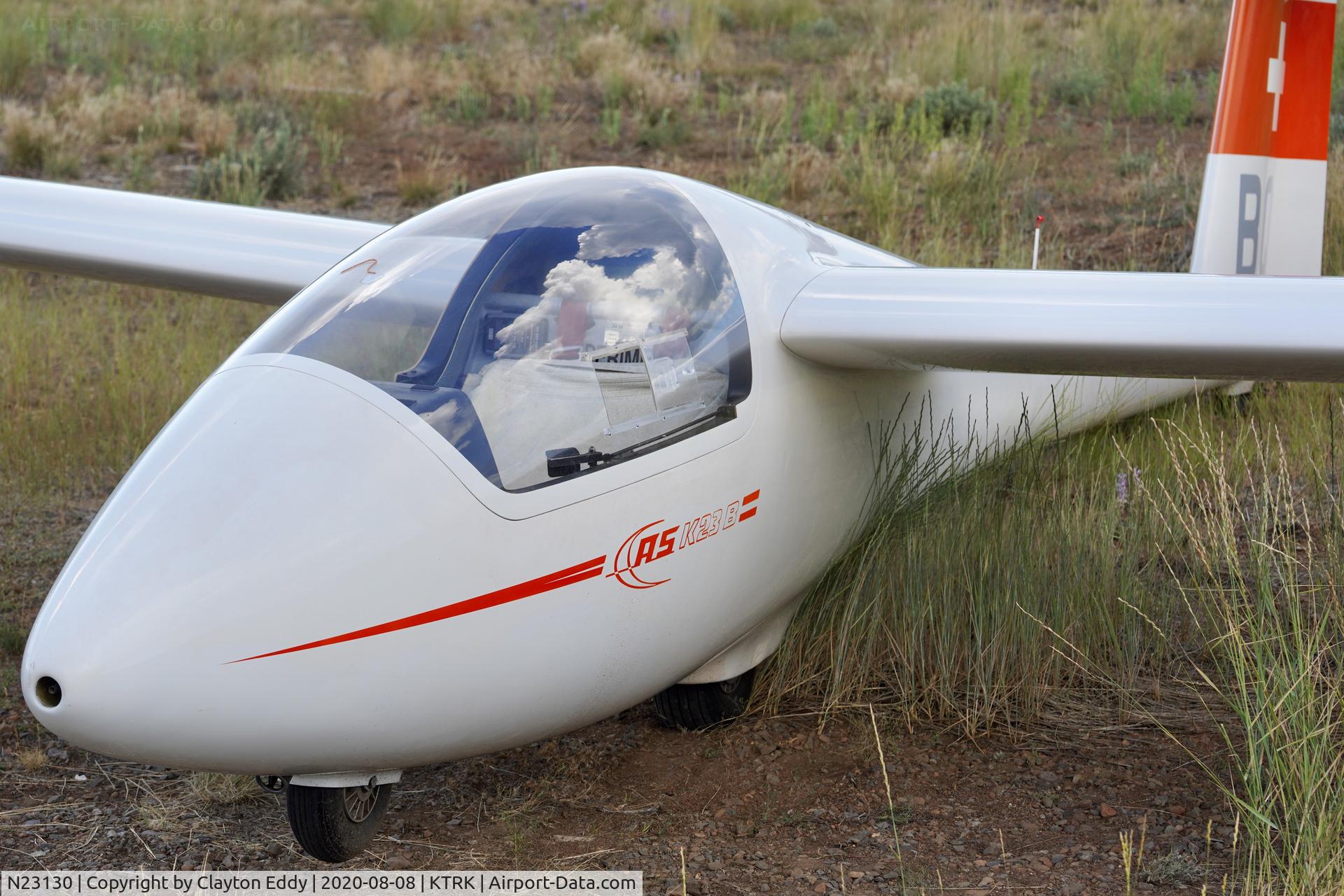 N23130, 2020 Schleicher ASK 23B C/N 23130, Truckee airport California 2020.