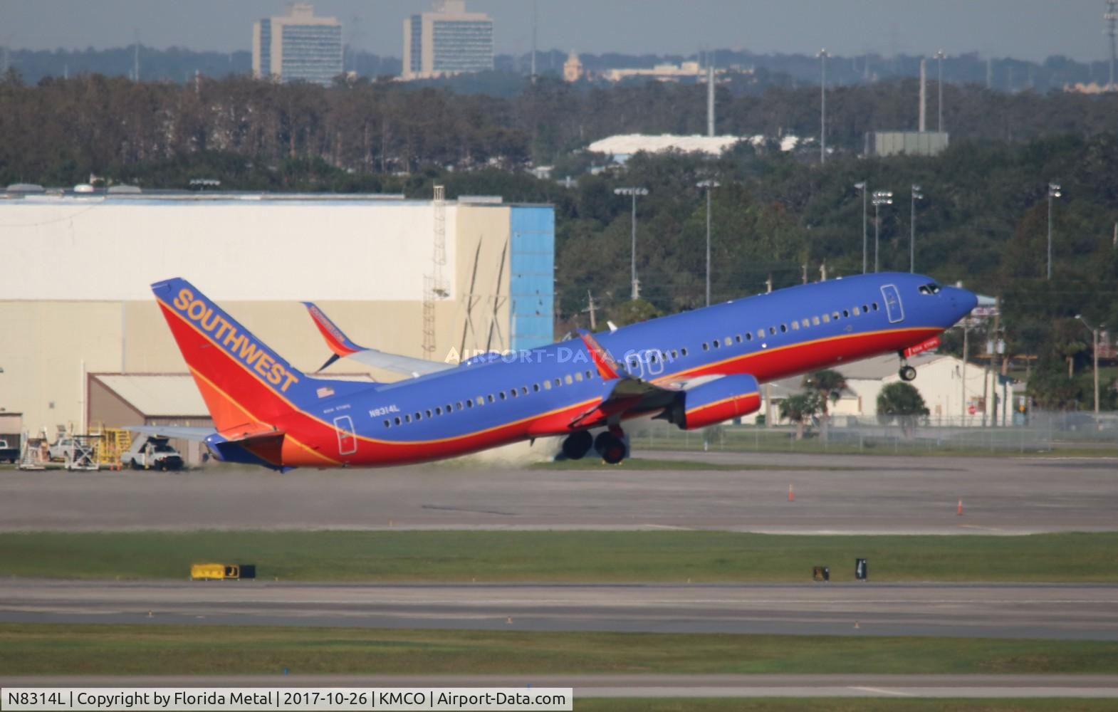 N8314L, 2012 Boeing 737-8H4 C/N 36990, SWA 737-800