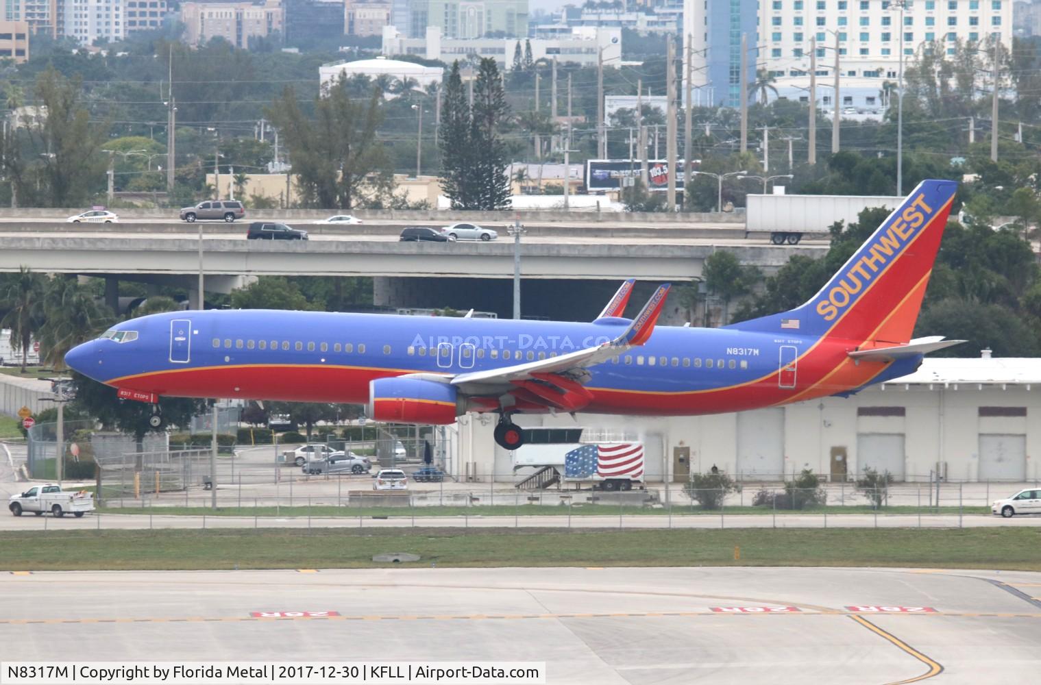 N8317M, 2012 Boeing 737-8H4 C/N 36992, SWA 737-800