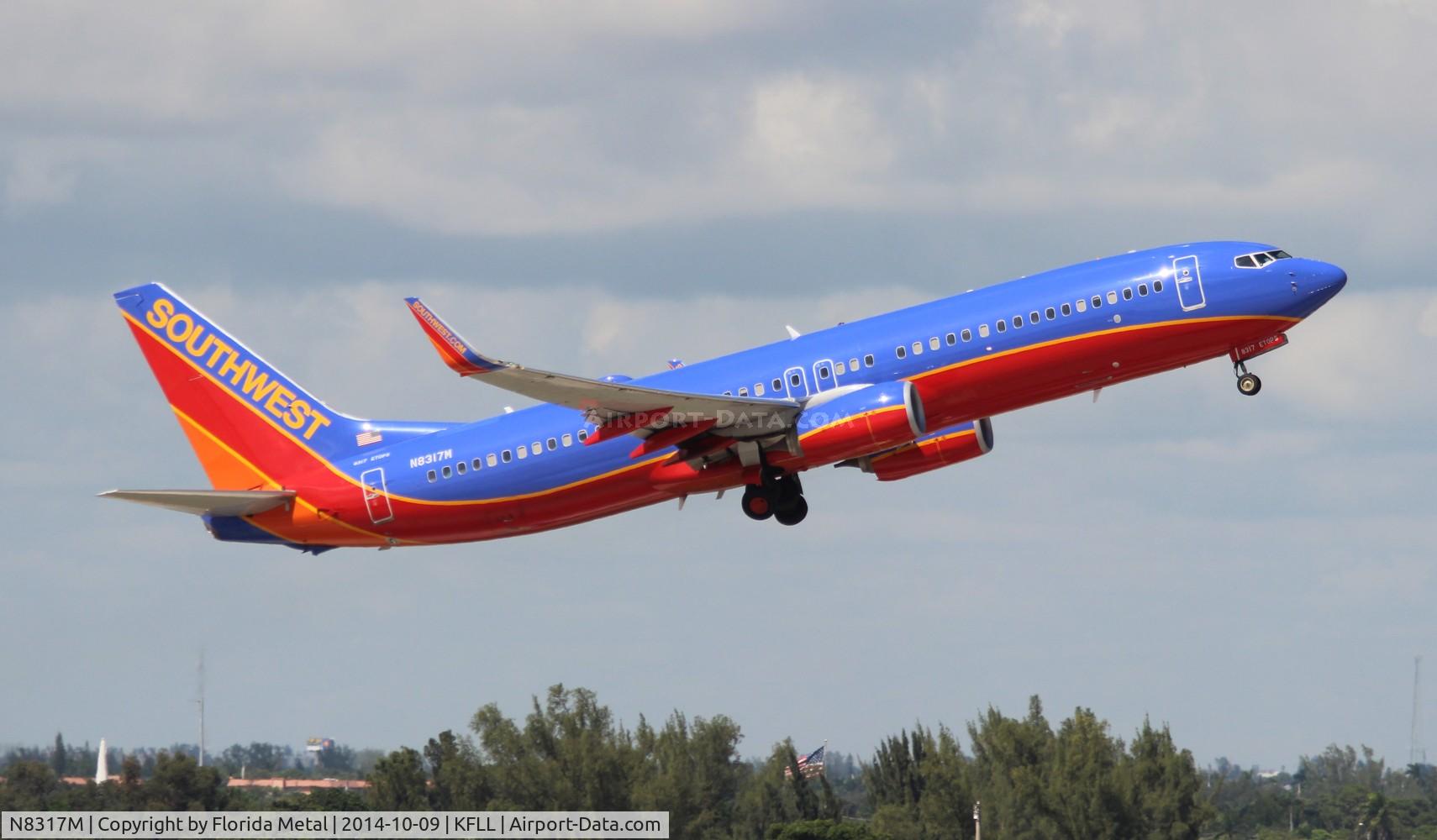 N8317M, 2012 Boeing 737-8H4 C/N 36992, SWA 737-800