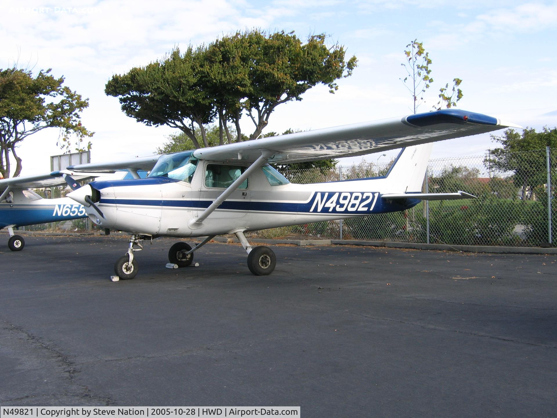 N49821, 1979 Cessna 152 C/N 15283520, Flying Viking's 1979 Cessna 152 at Hayward, CA