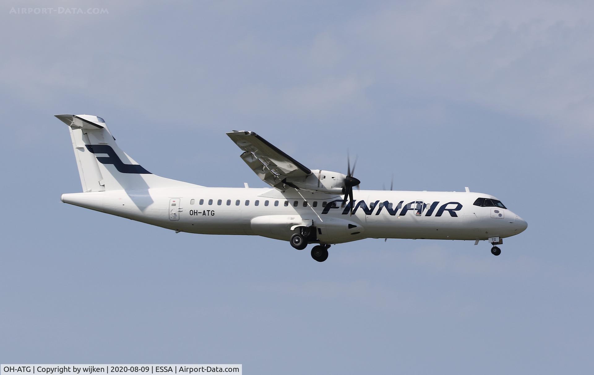 OH-ATG, 2007 ATR 72-212A C/N 757, RWY 01L