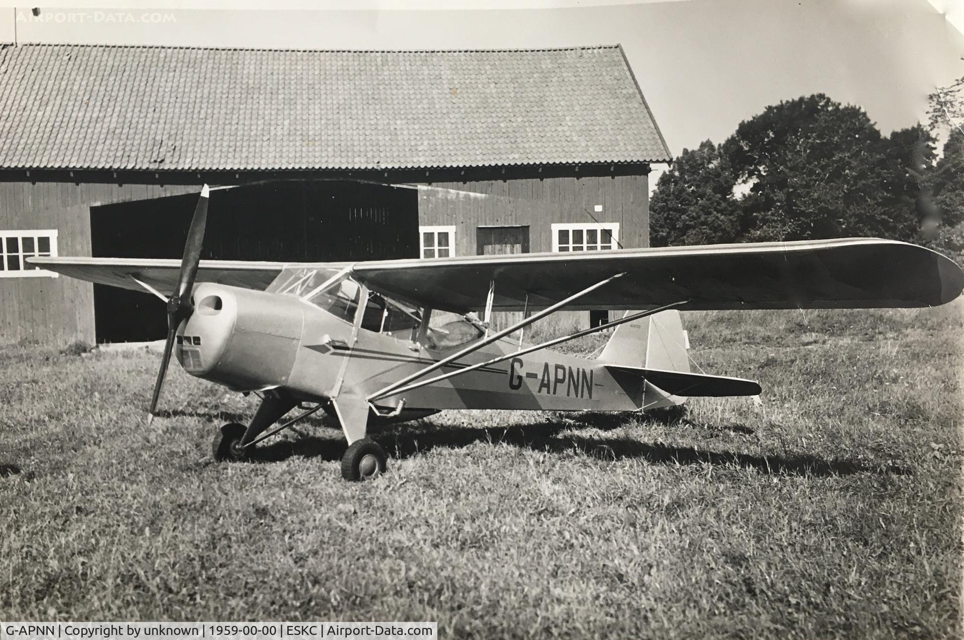 G-APNN, 1958 Auster 5A C/N 3410, Sundbro