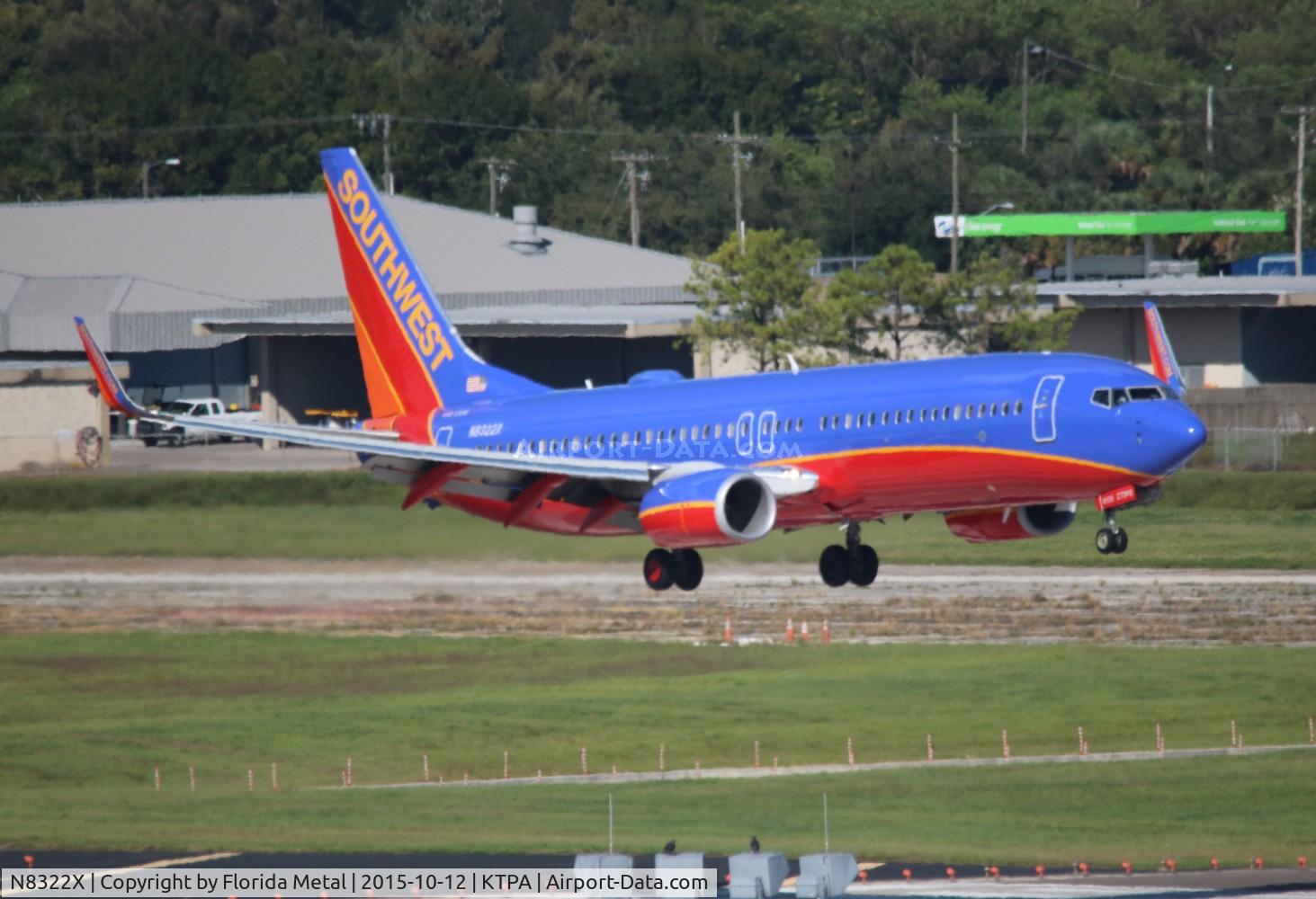 N8322X, 2012 Boeing 737-8H4 C/N 36997, SWA 737-800