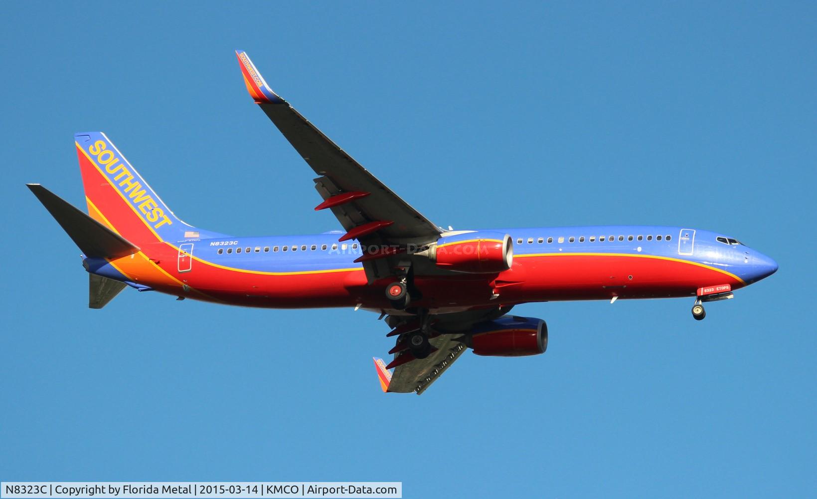 N8323C, 2012 Boeing 737-8H4 C/N 37005, SWA 737-800