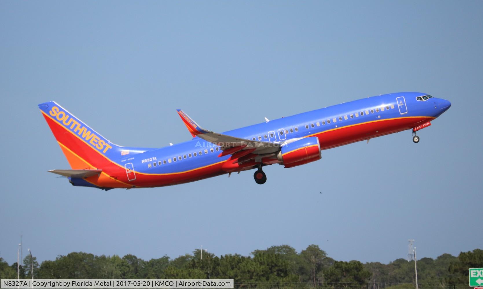N8327A, 2012 Boeing 737-8H4 C/N 37009, SWA 737-800