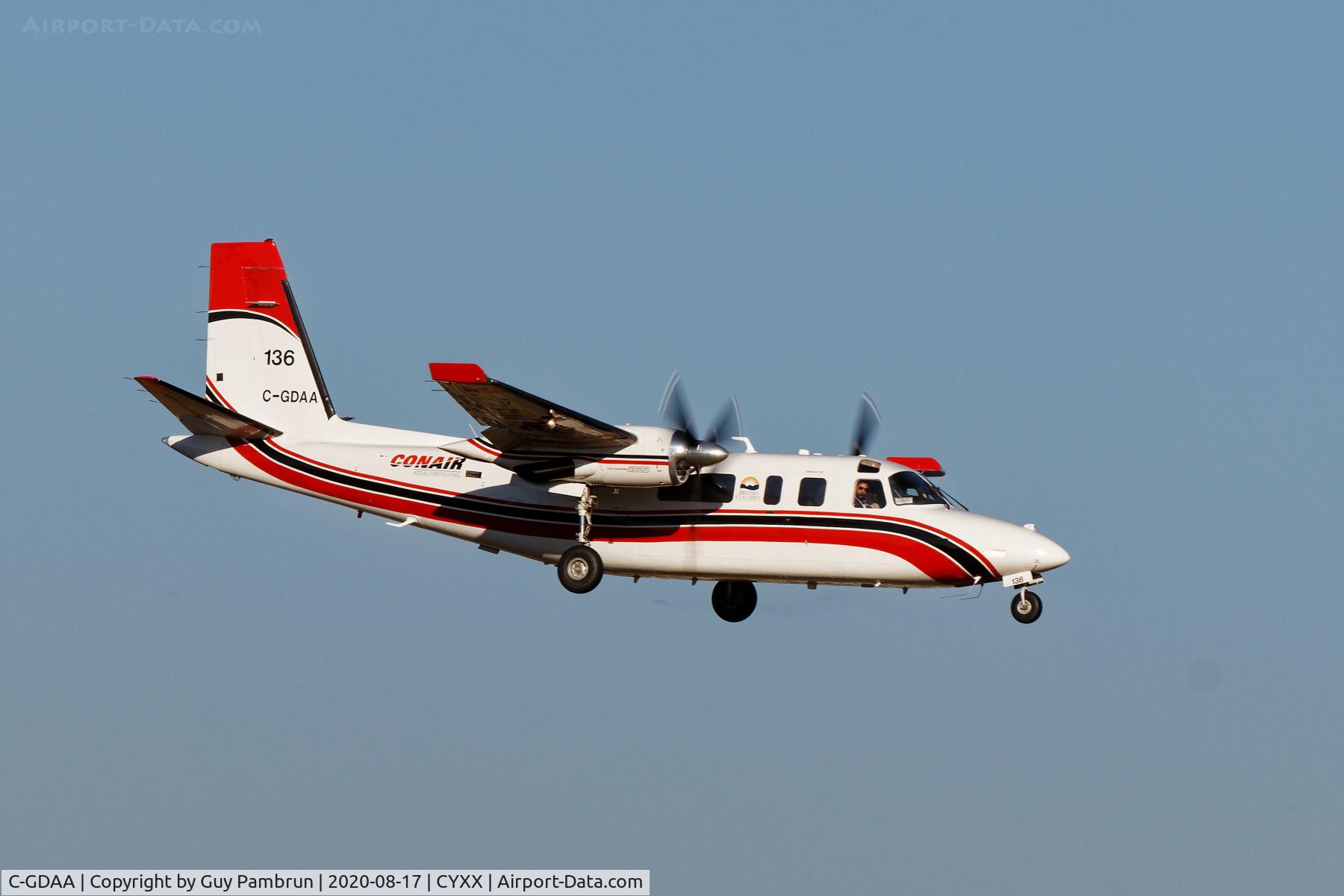 C-GDAA, 1977 Rockwell International 690B C/N 11385, Landing on 19