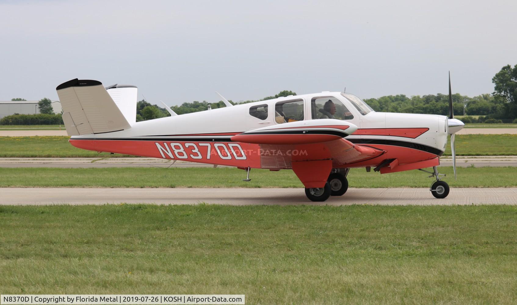 N8370D, 1958 Beech J35 Bonanza C/N D-5463, Bonanza 35