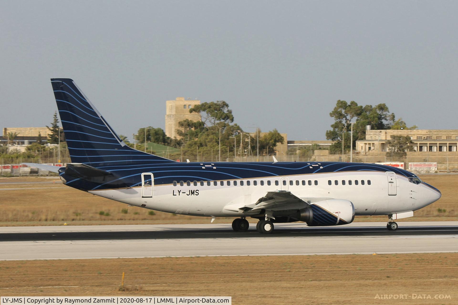 LY-JMS, 1992 Boeing 737-522 C/N 26680, B37-500 LY-JMS Klasjet