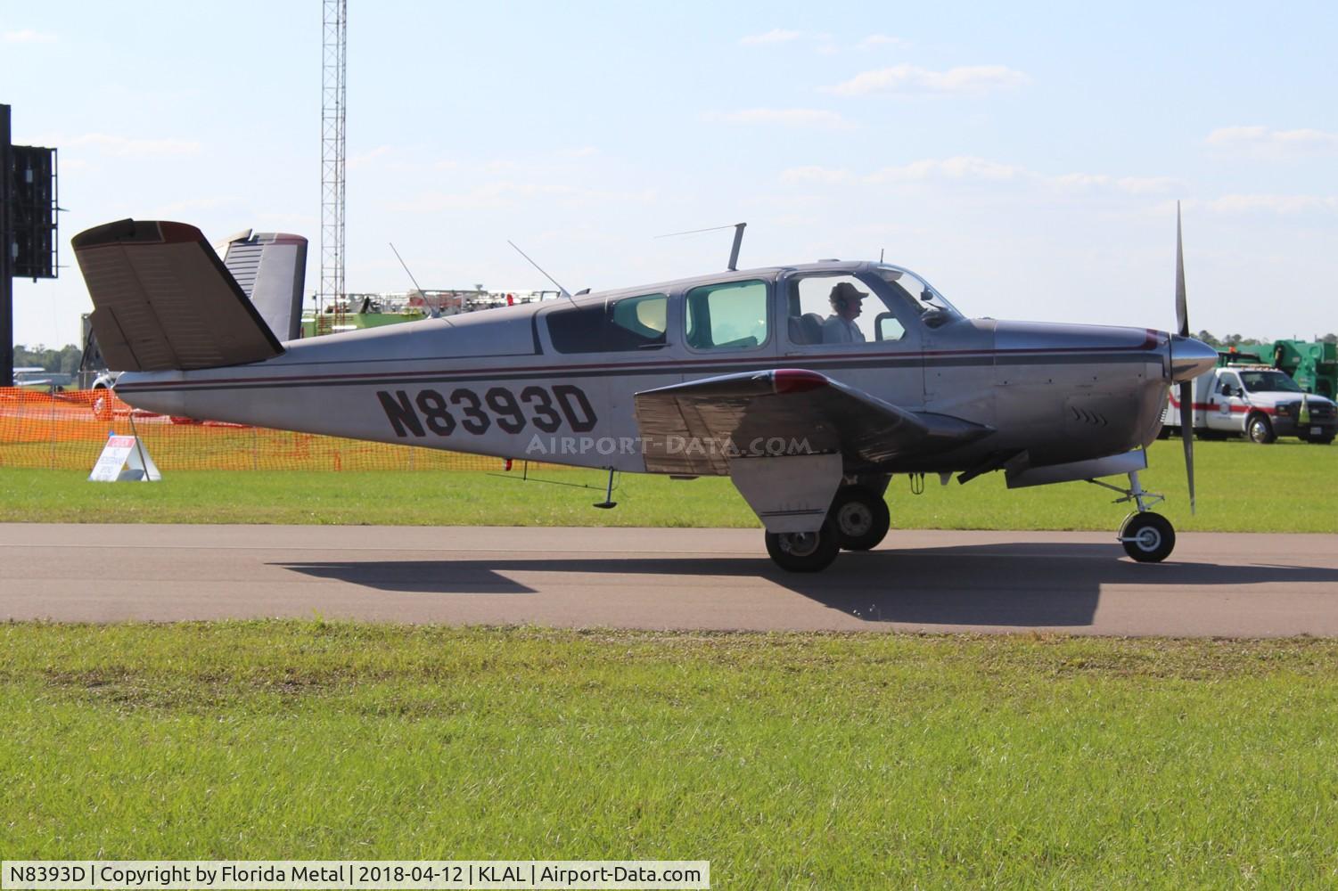 N8393D, 1958 Beech J35 Bonanza C/N D-5526, Bonanza 35