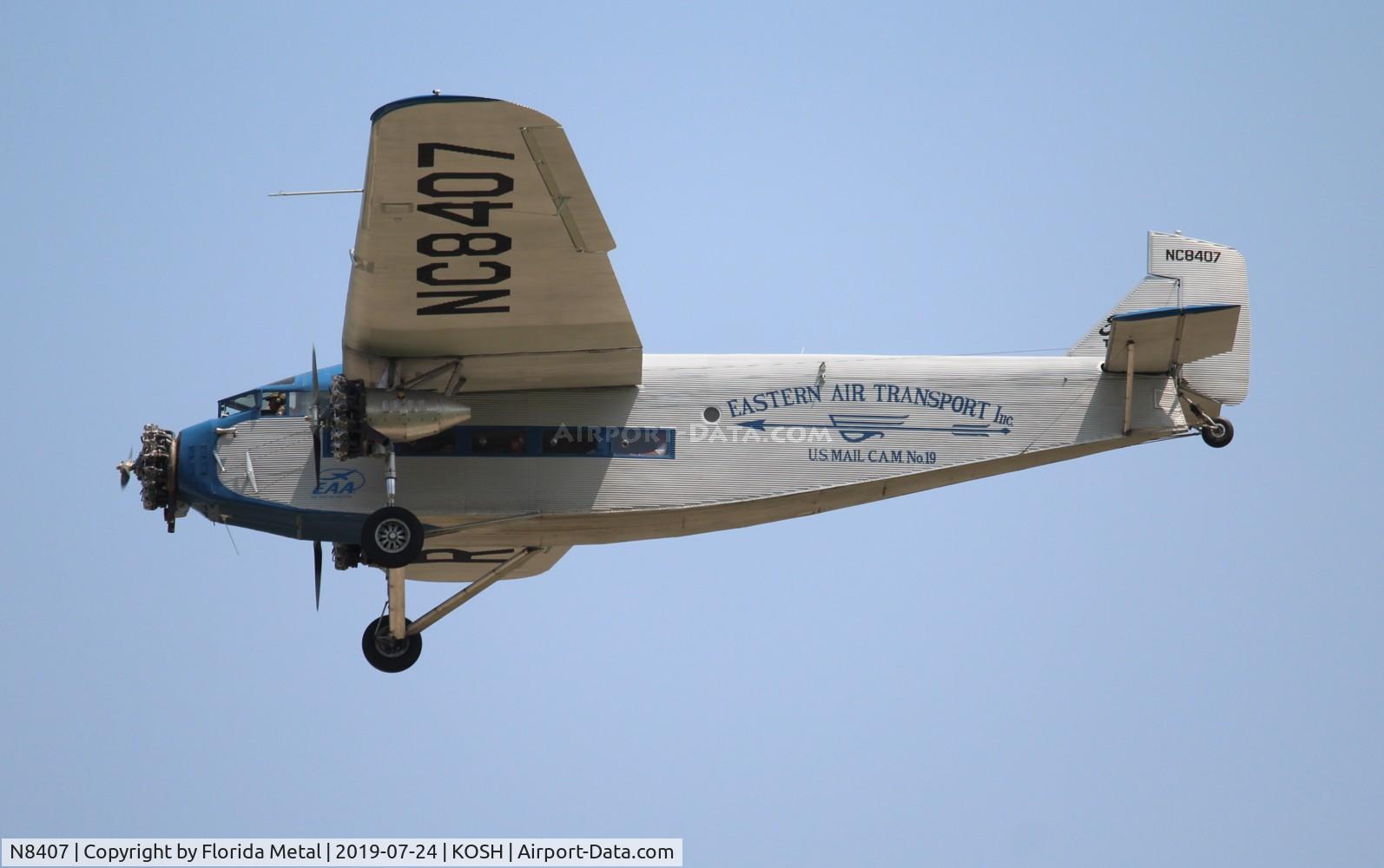 N8407, 1929 Ford 4-AT-E Tri-Motor C/N 69, Trimotor