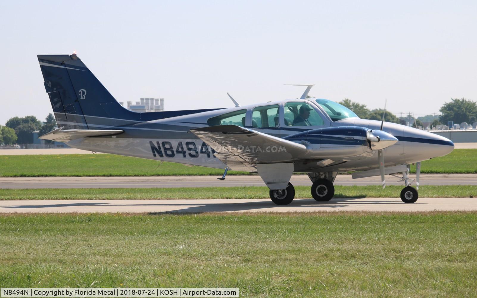 N8494N, 1968 Beech 95-B55 (T42A) Baron C/N TC-1113, Baron 55