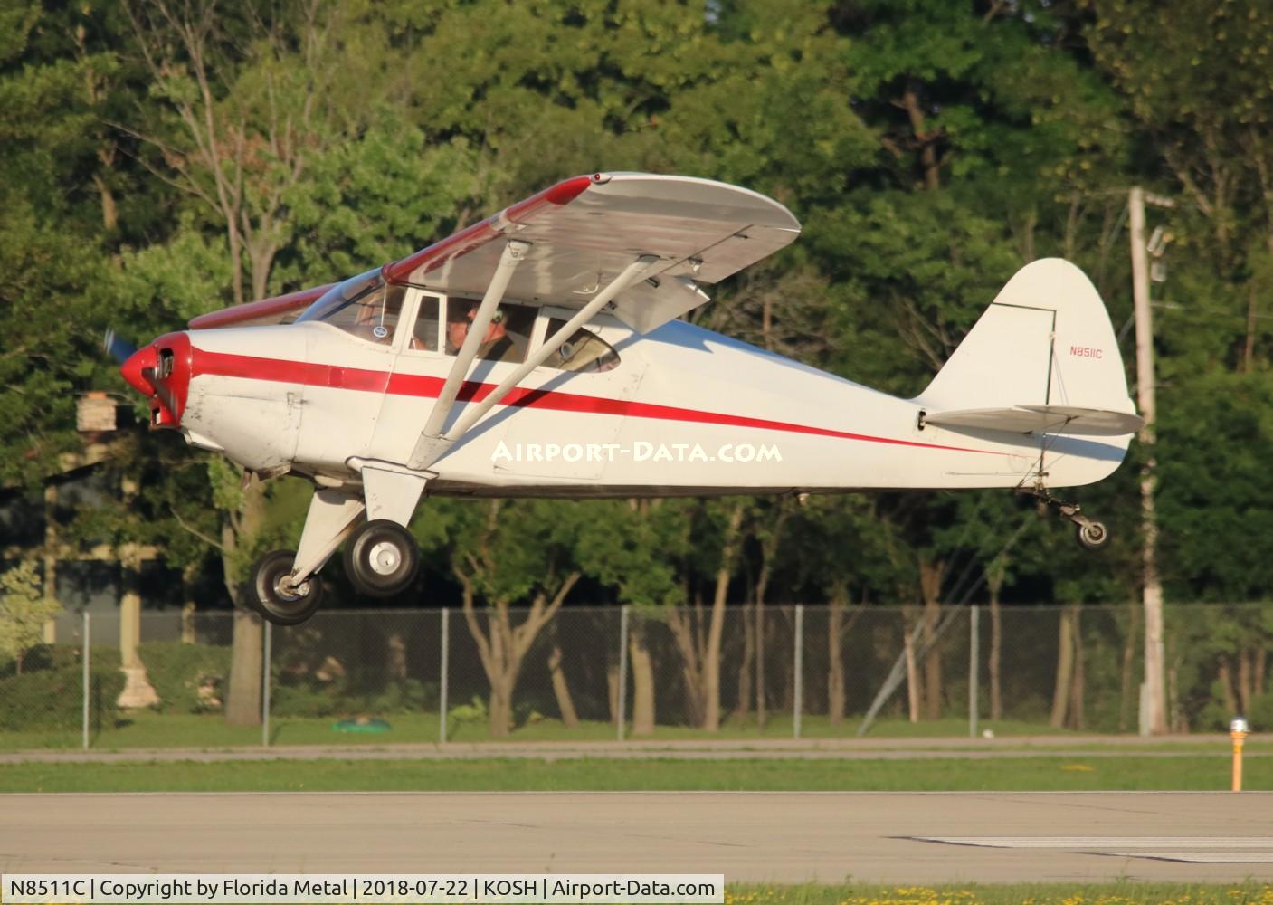N8511C, 1953 Piper PA-22-135 Tri-Pacer C/N 22-1219, PA-22