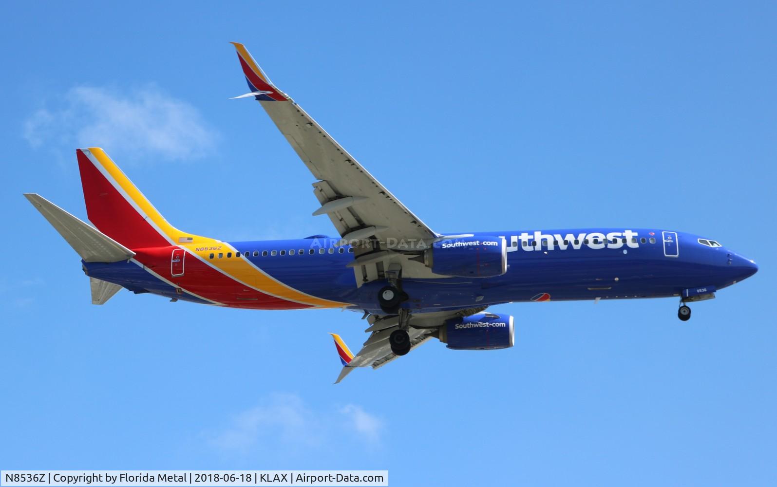 N8536Z, 2017 Boeing 737-8H4 C/N 63571, WN 737-800