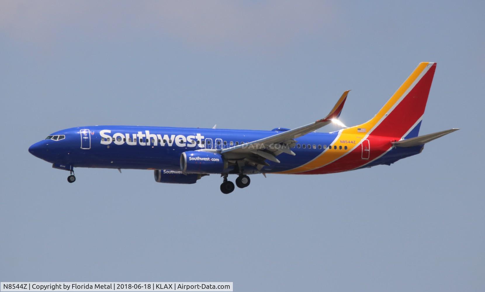 N8544Z, 2017 Boeing 737-8H4 C/N 36926, WN 737-800