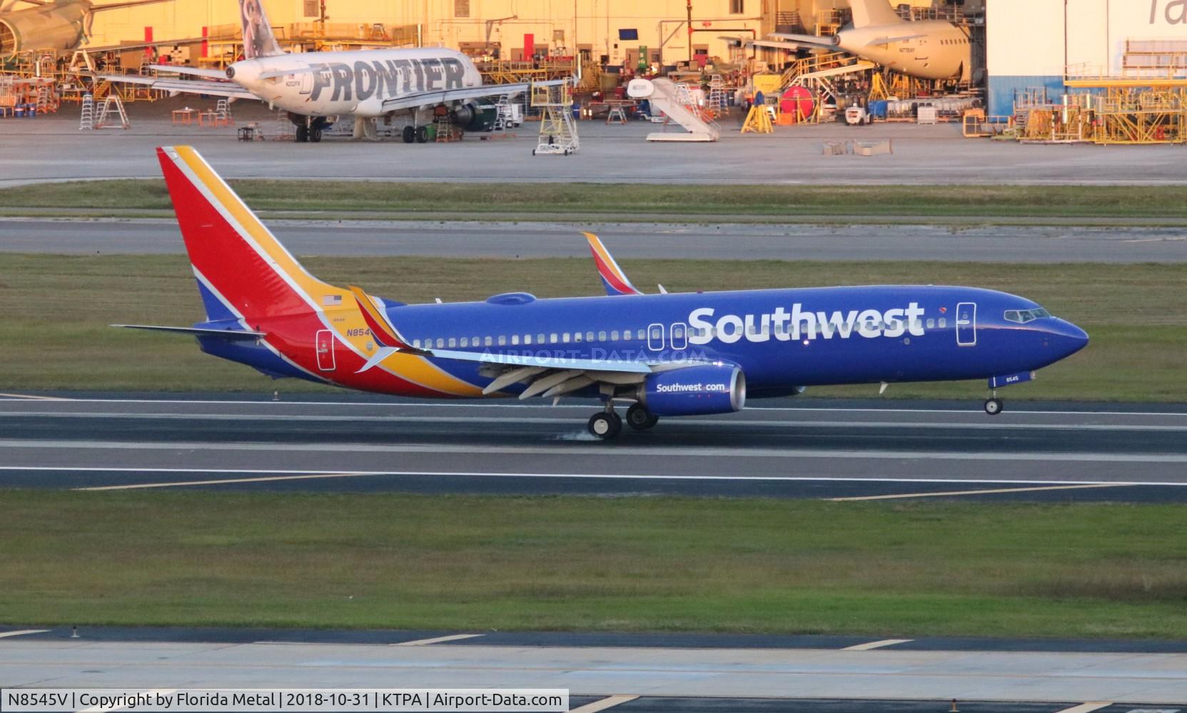 N8545V, 2017 Boeing 737-800 C/N 63573, WN 737-800