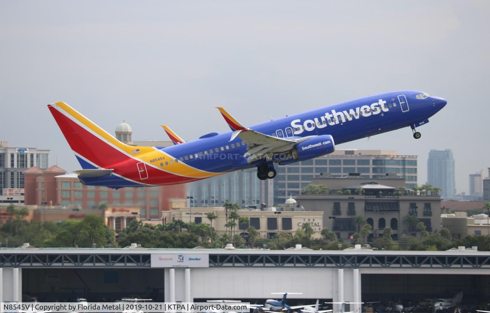 N8545V, 2017 Boeing 737-800 C/N 63573, WN 737-800