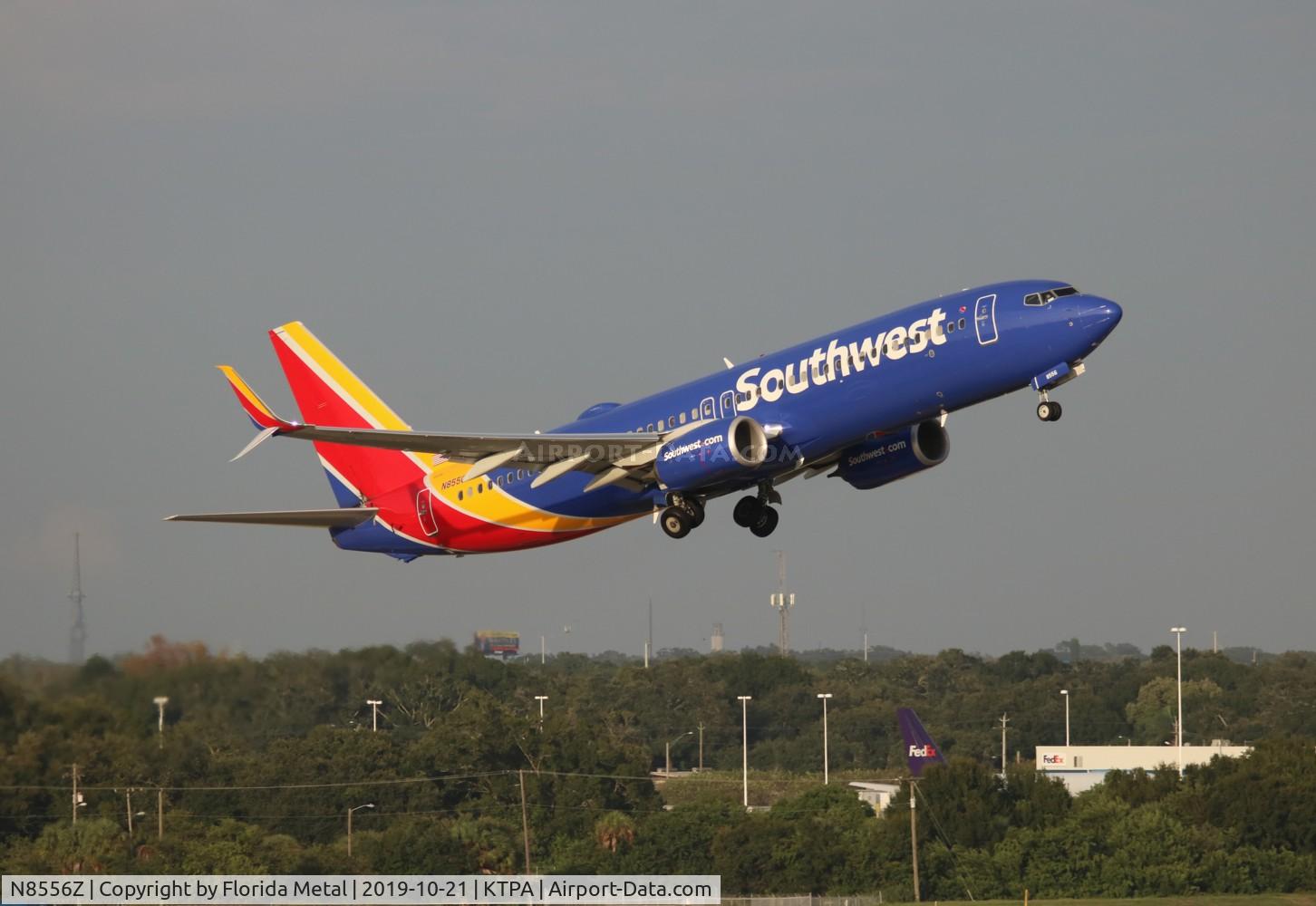 N8556Z, 2018 Boeing 737-800 C/N 64174, WN 737-800