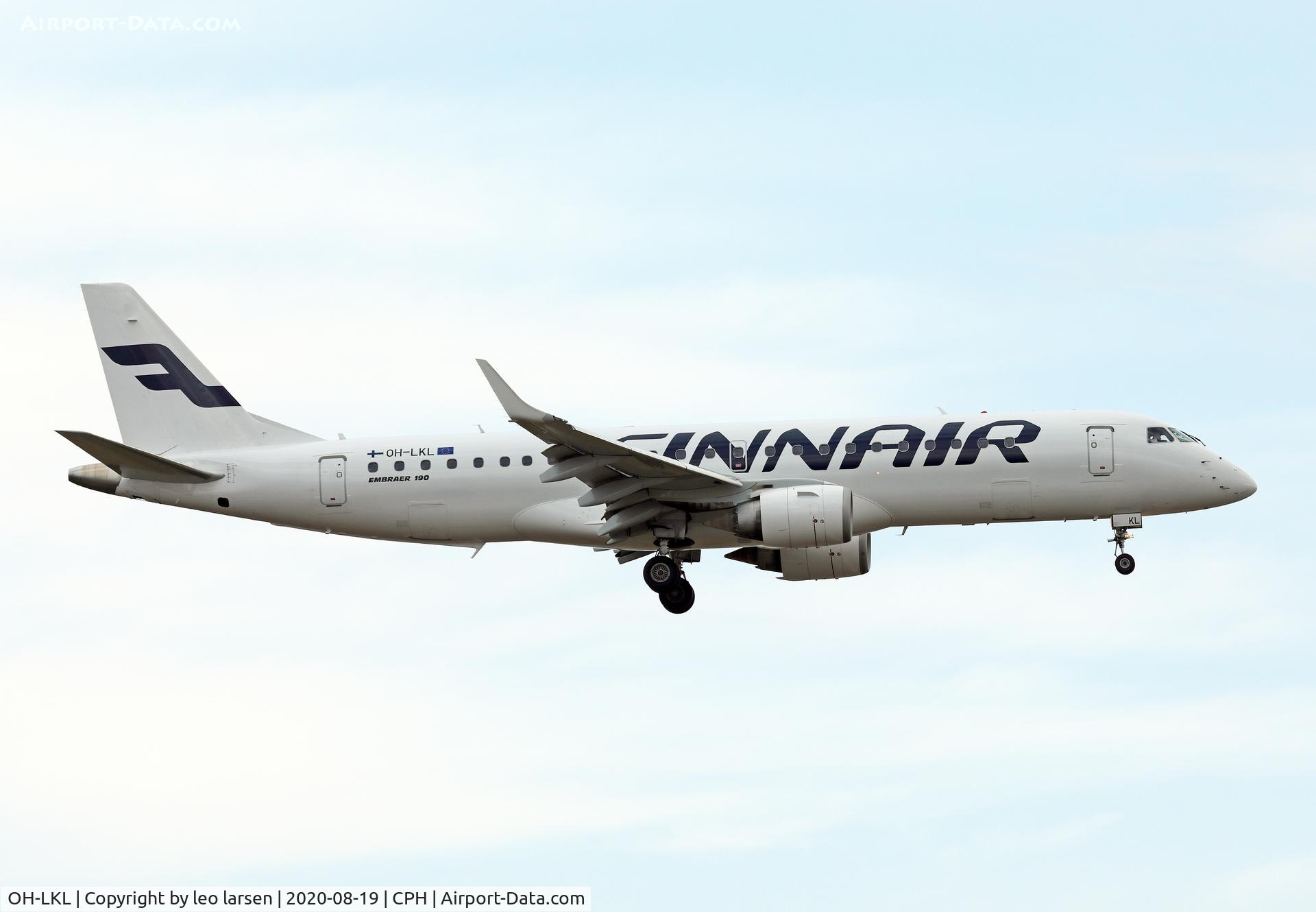 OH-LKL, 2007 Embraer 190LR (ERJ-190-100LR) C/N 19000153, Copenhagen 19.8.2020