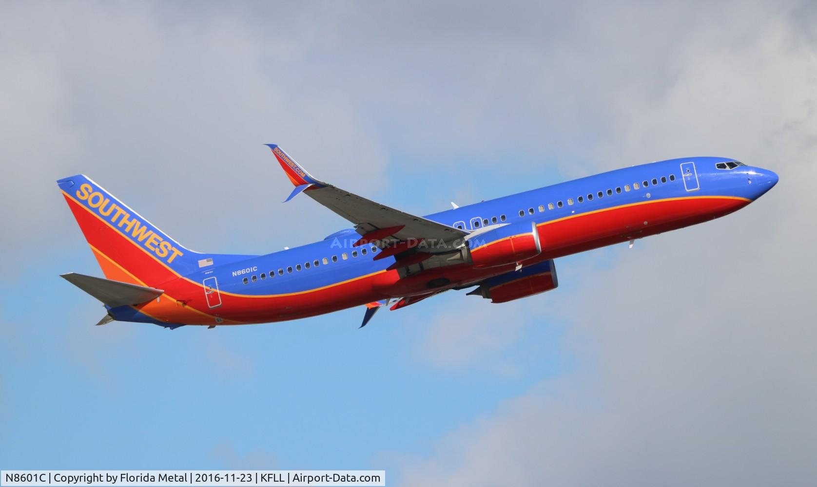 N8601C, 2012 Boeing 737-8H4 C/N 38874, SWA 737-800